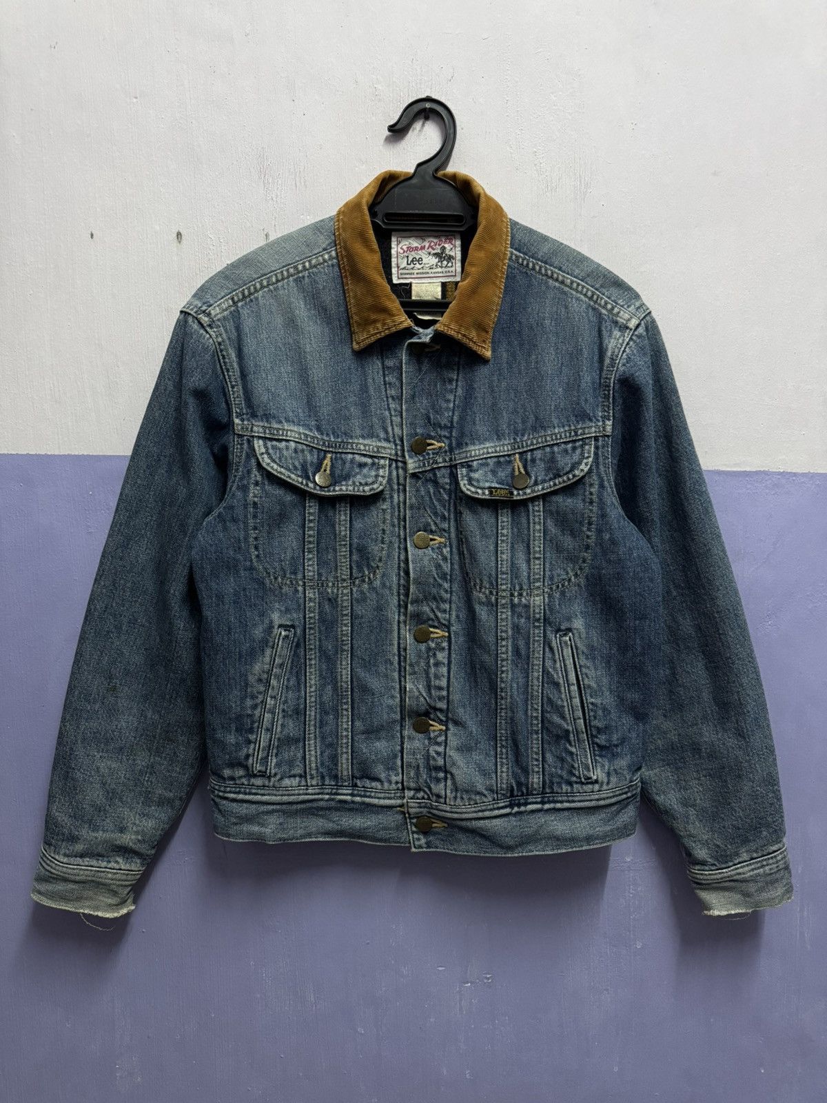 Lee × Vintage Lee Storm Riders 80s Canada Denim Linen Jacket | Grailed