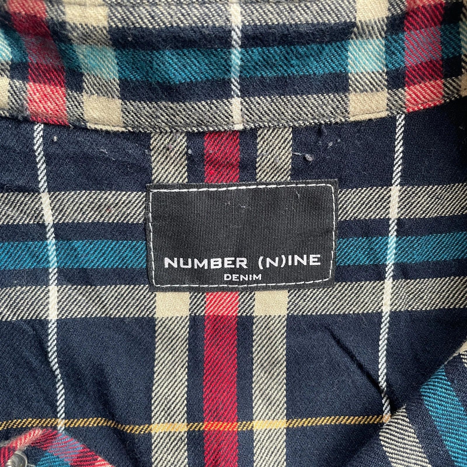 Number (N)ine NUMBER (N)INE Double Pockets Plaid Shirt Size US S / EU 44-46 / 1 - 6 Thumbnail