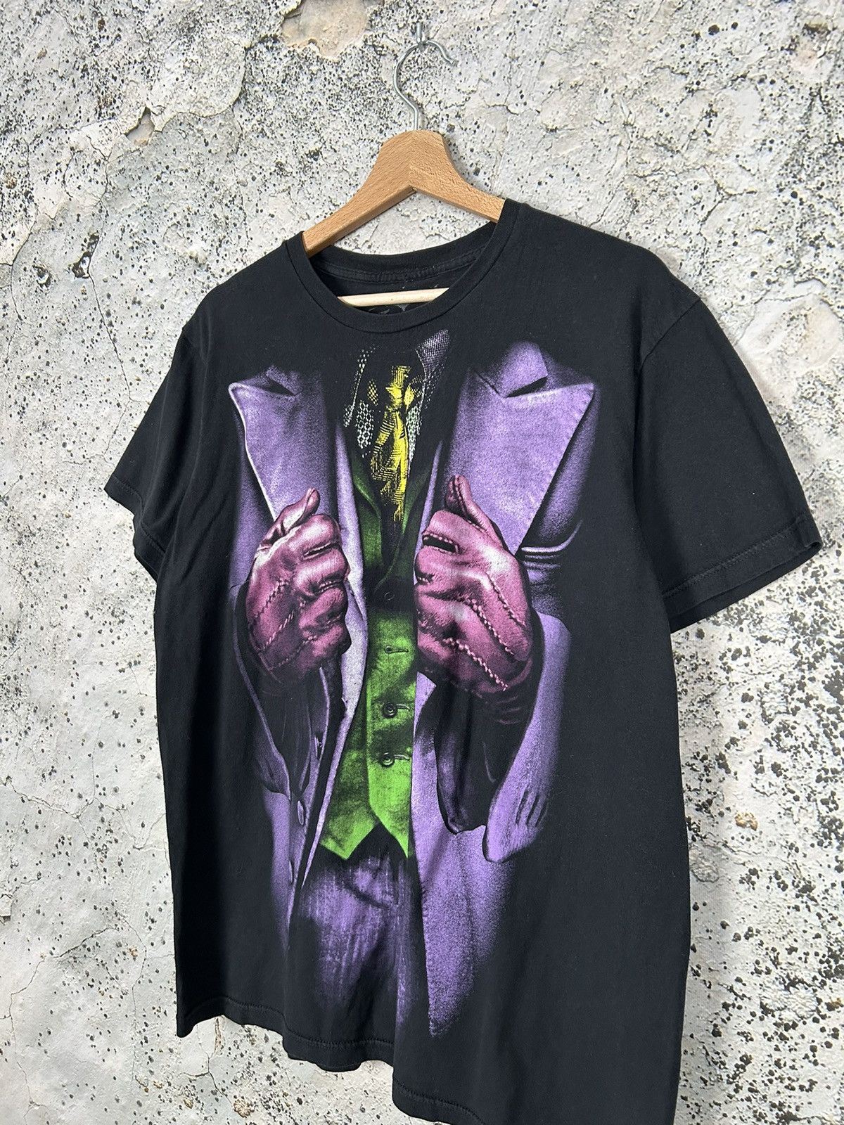 DC Comics The Dark Knight Joker Batman Graphic Movie Tee Vintage Size US L / EU 52-54 / 3 - 2 Thumbnail