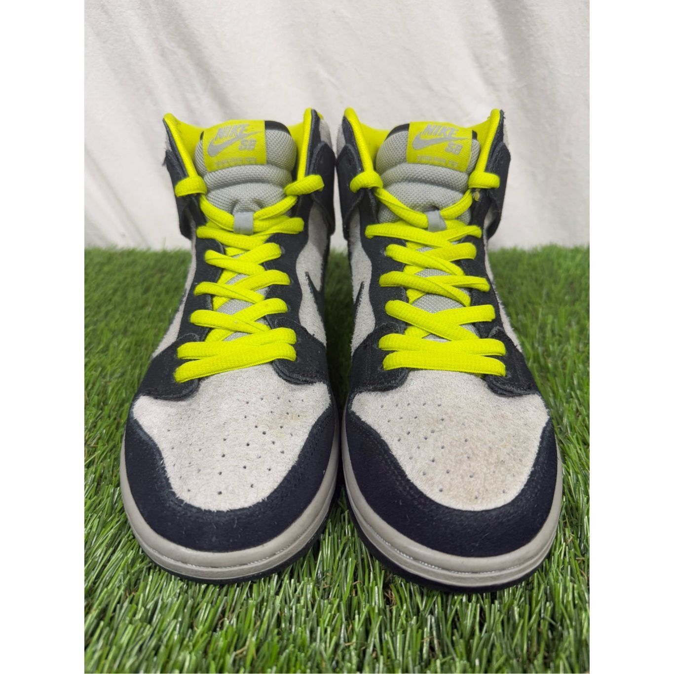 Nike Size 9 - Nike SB Dunk High-Top Men's Gray/Black Yellow 30505 Size US 9 / EU 42 - 2 Thumbnail