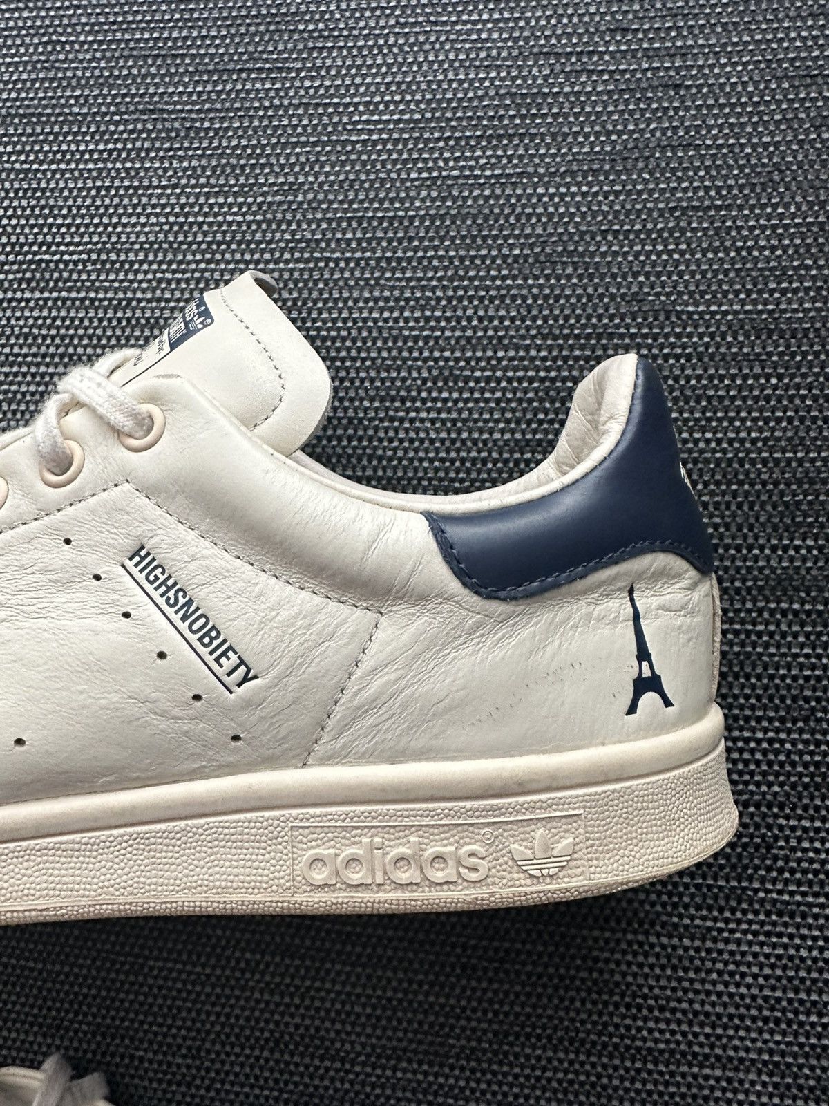 Adidas Stan Smith X Highsnobiety Cream Leather Sneakers in White, Men's (Size 11) — image 2 of 6