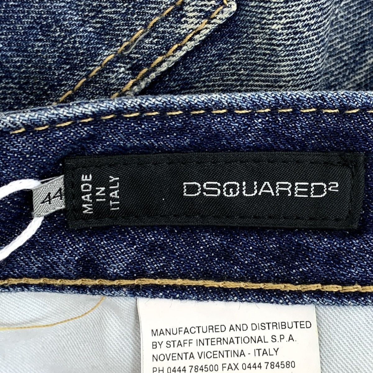 Dsquared2 Dsquared2 Dark Blue Washed Distressed Denim Shorts K26WX Size 30" / US 8 / IT 44 - 7 Thumbnail