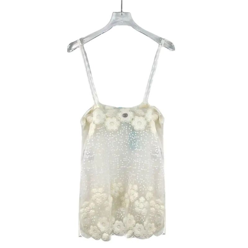 Chanel Chanel Cream Cotton Women's T-Shirt XS 0089 Size XS / US 0-2 / IT 36-38 - 1 Thumbnail