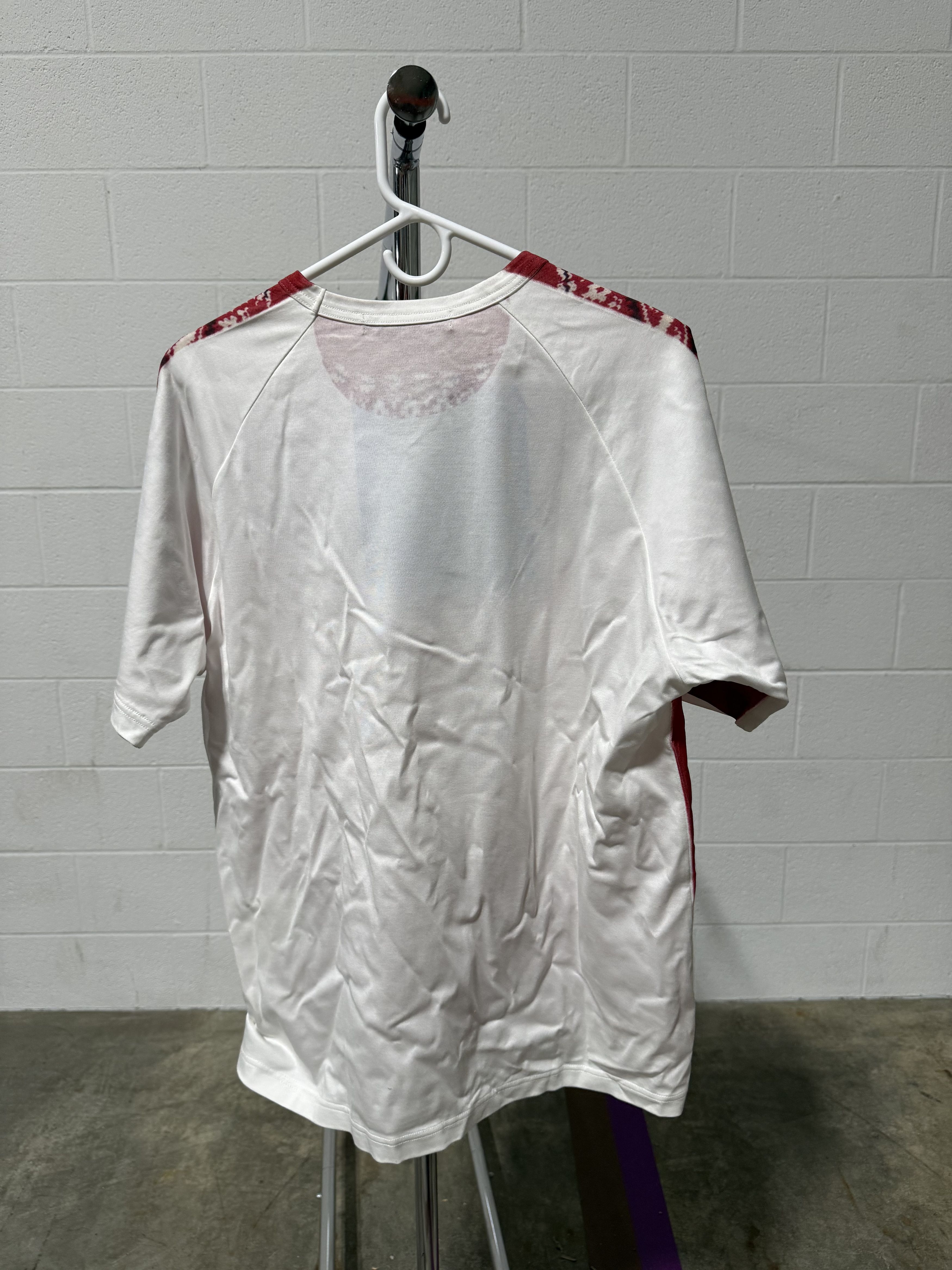 Junya Watanabe Junya Watanabe Sweater Print Tee 'Red/White' Size US L / EU 52-54 / 3 - 4 Thumbnail