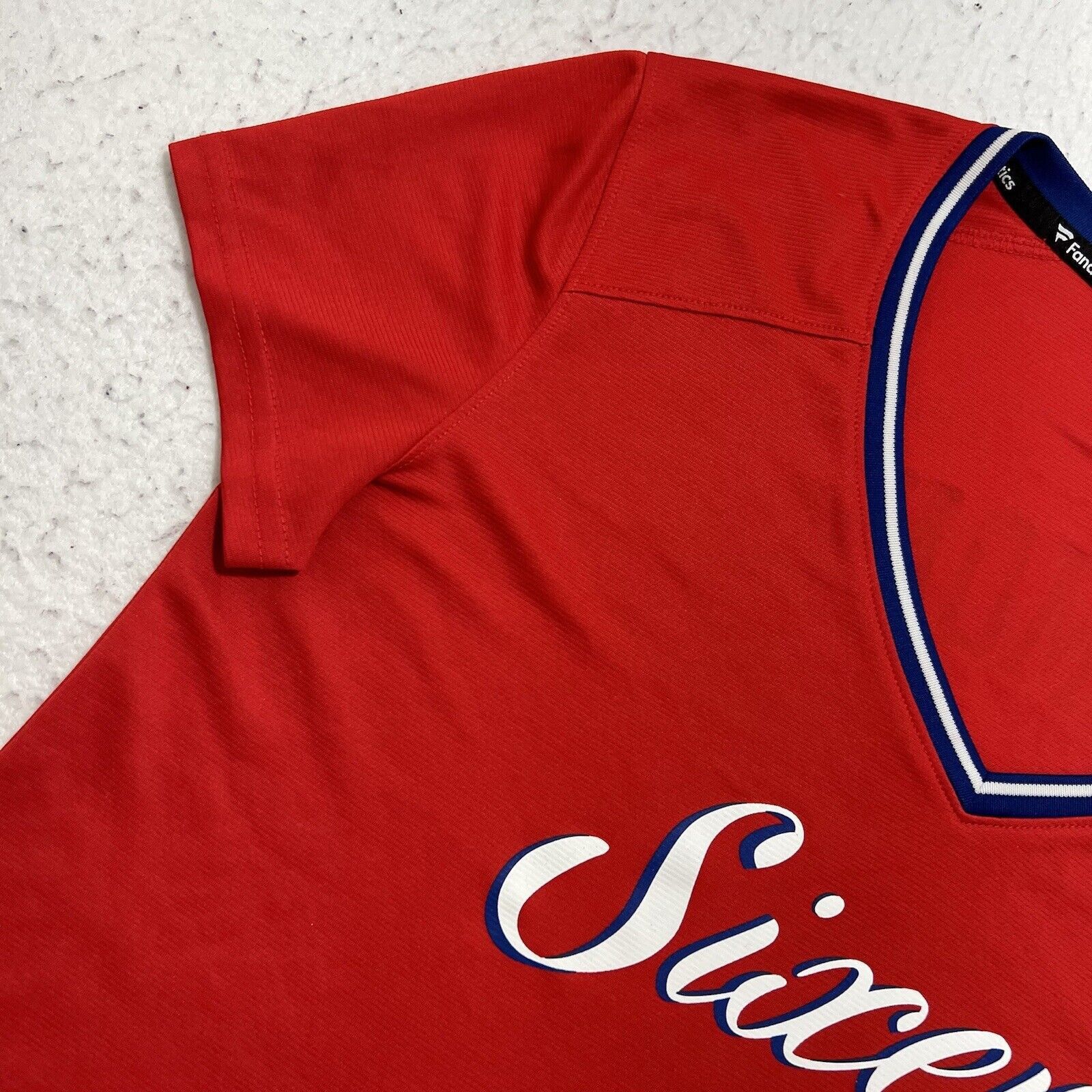 NBA NBA Philadelphia 76ers Ben Simmons 25 Red Graphic T Shirt Size L / US 10 / IT 46 - 5 Thumbnail