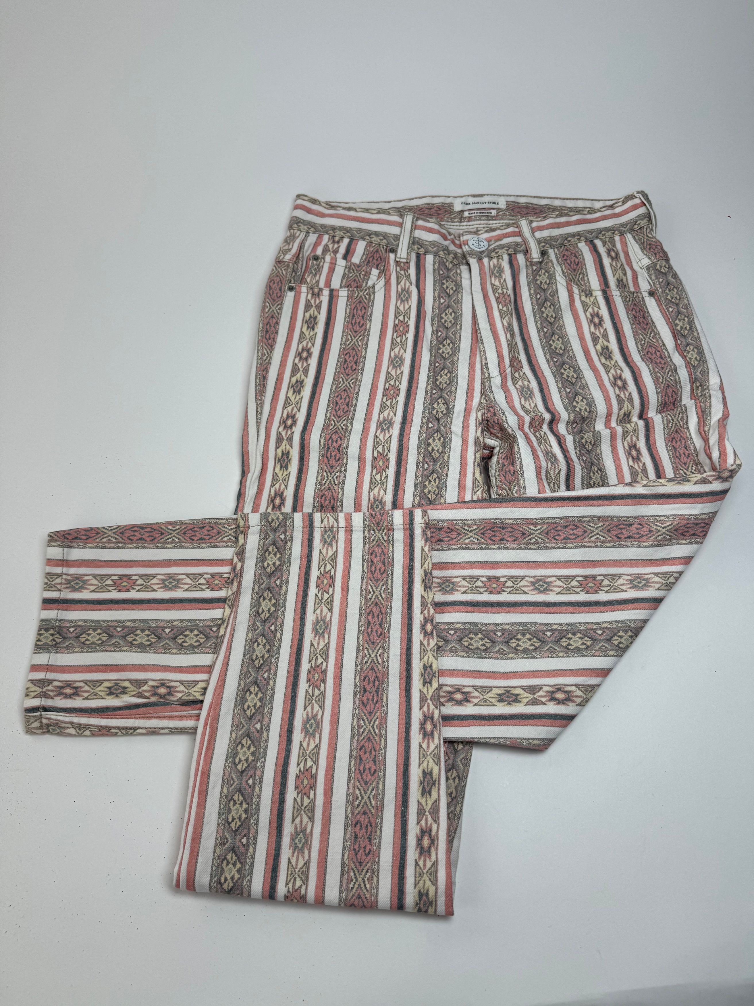 Isabel Marant Striped Jeans S Size 27" / US 4 / IT 40 - 1 Thumbnail