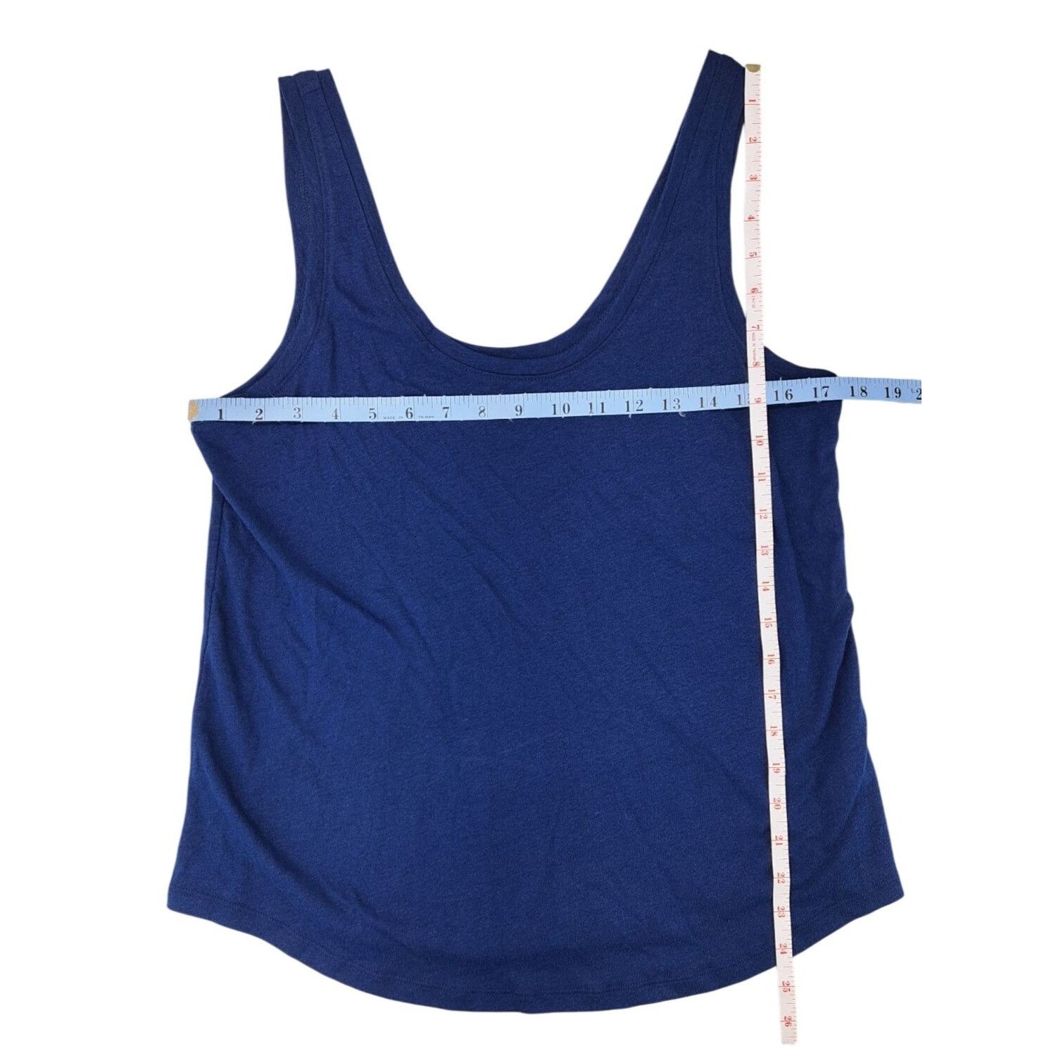 Other A.N.A Tank Top Blue Sleeveless Scoop Neck Women Medium Linen Size M / US 6-8 / IT 42-44 - 5 Thumbnail