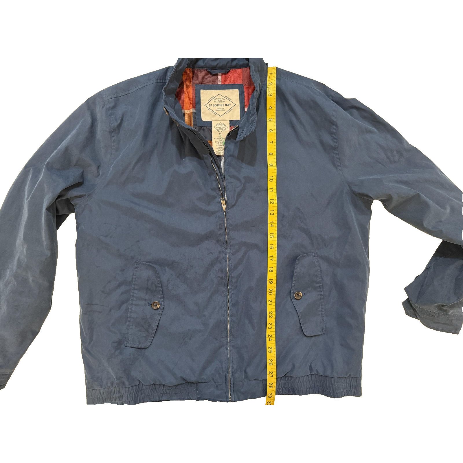 St. Johns Bay St Johns Bay Jacket Men XL Blue Water Repellent Classic Coat Size US XL / EU 56 / 4 - 7 Thumbnail