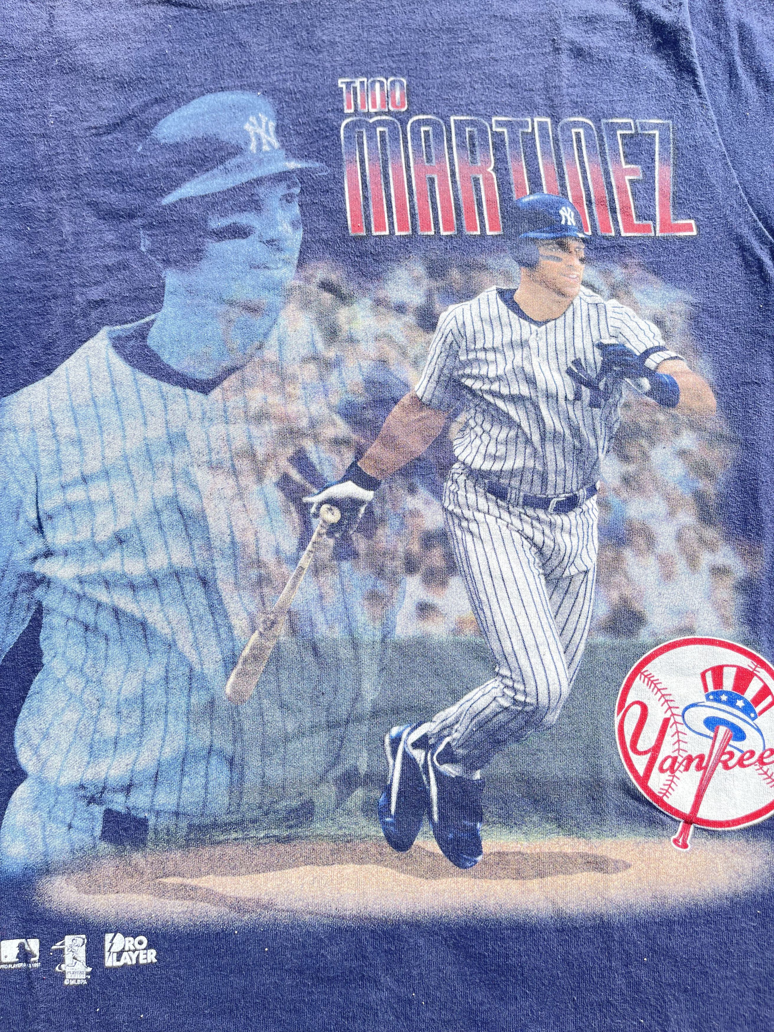 New York Yankees × Pro Player × Vintage 1997 NEW YORK YANKEES TINO MARTINEZ PRO PLAYER T-SHIRT Size US M / EU 48-50 / 2 - 8 Thumbnail