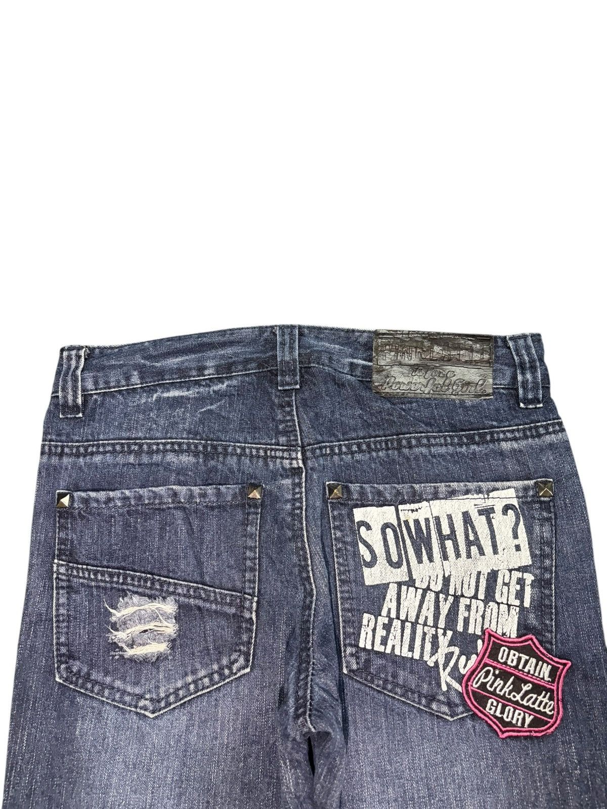 Dsquared2 Vintage Japanese Brand Patches Distressed Jeans Size 30" / US 8 / IT 44 - 4 Thumbnail