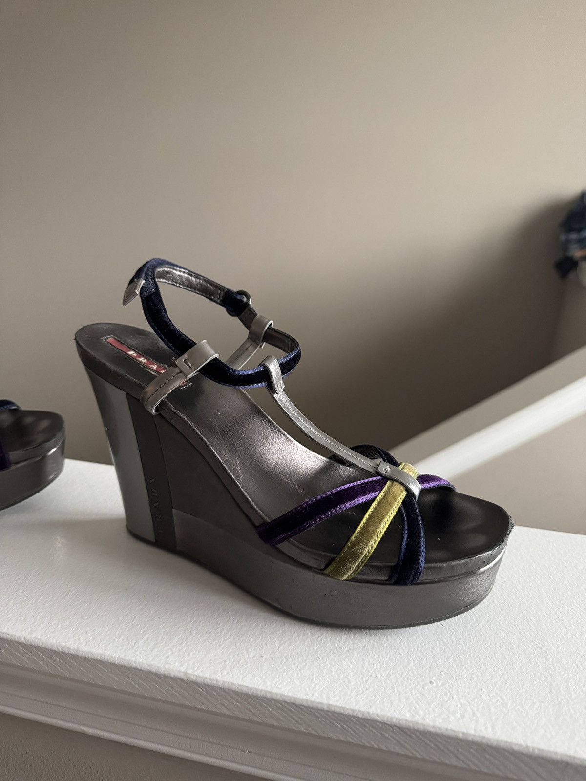 Designer × Prada Prada Wedge Heel Size US 8 / IT 38 - 2 Thumbnail