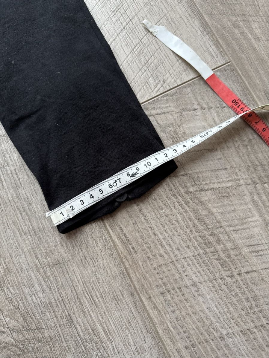 Givenchy Givenchy Black Cotton Jersey RIRI Zip Detail Leggings Size 32" / US 10 / IT 46 - 14 Thumbnail