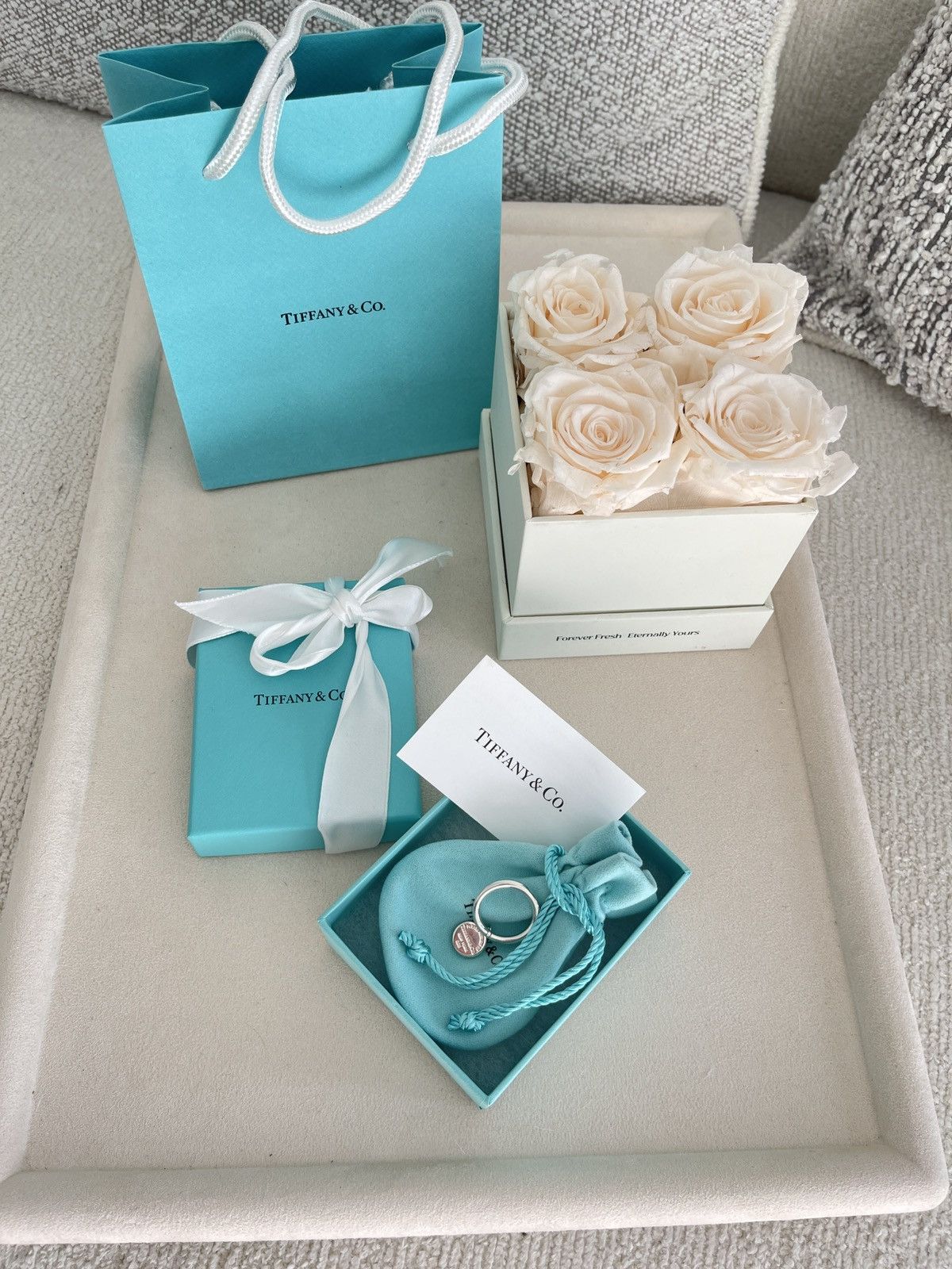 Tiffany & Co. Return To Tiffany Round Charm Ring Silver 5.75 NEW $650 Size ONE SIZE - 8 Thumbnail