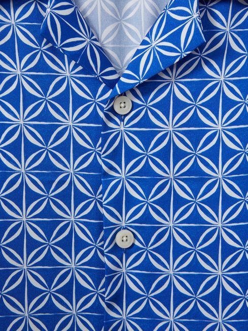 Reiss REISS (NWT was $160) CUBAN COLLAR SHIRT (Sz. S) Size US S / EU 44-46 / 1 - 2 Thumbnail