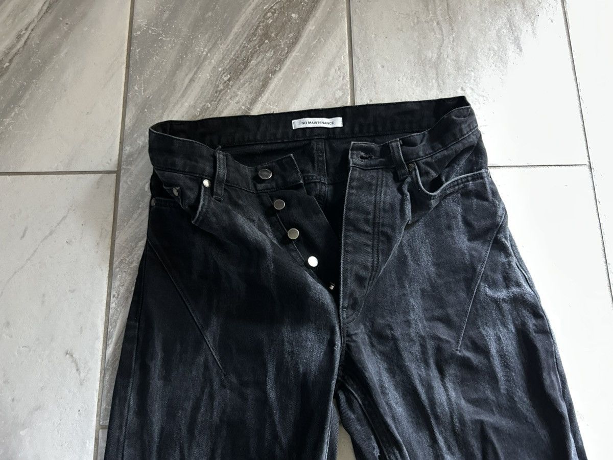 No Maintenance No Maintenance ‘Still’ Drifter Denim Flared Pants Size US 30 / EU 46 - 2 Thumbnail