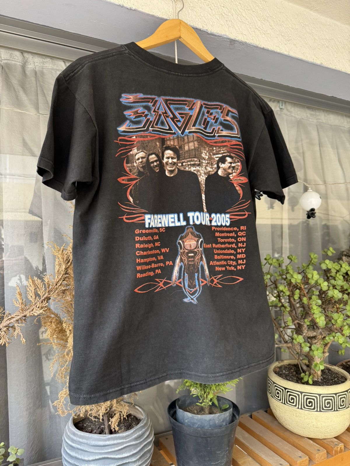 Band Tees × Vintage Vintage 00’s The Eagles Farewell tour 2005 Size US M / EU 48-50 / 2 - 6 Thumbnail