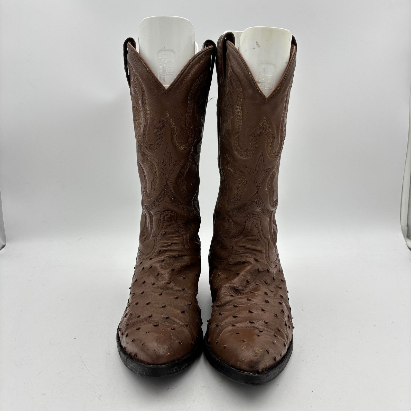 Tony Lama Tony Lama 8241 Full Quill Ostrich Leather Boots Men's 9.5 EE Size US 9.5 / EU 42-43 - 2 Thumbnail