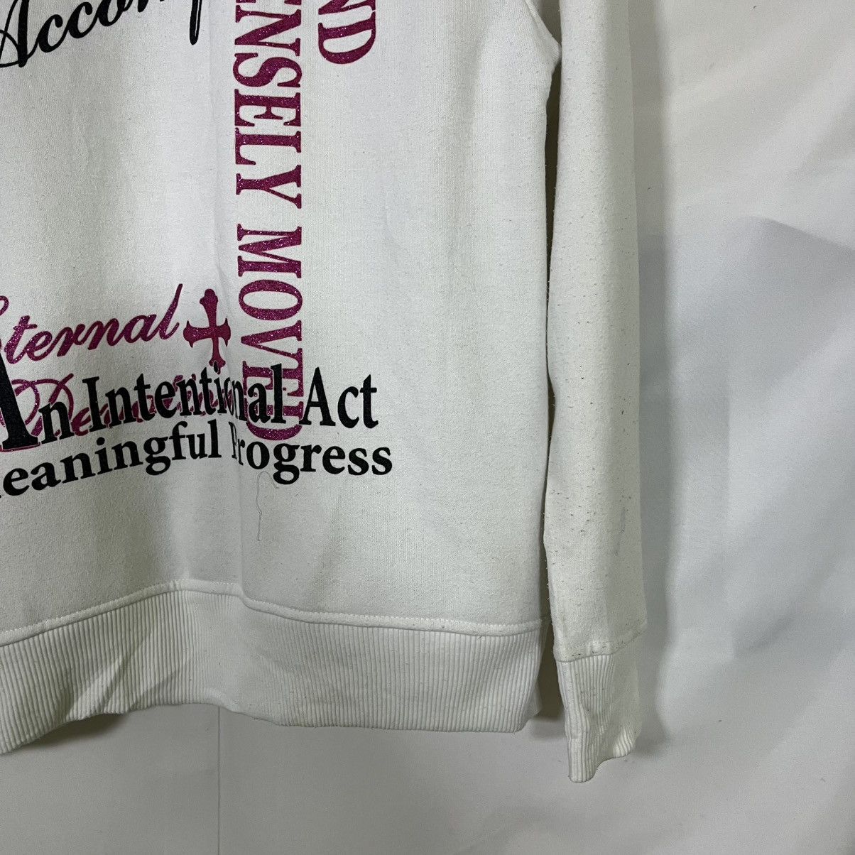 If Six Was Nine Y2K WORDING POEM LONG SLEEVE TEE Size US M / EU 48-50 / 2 - 7 Thumbnail