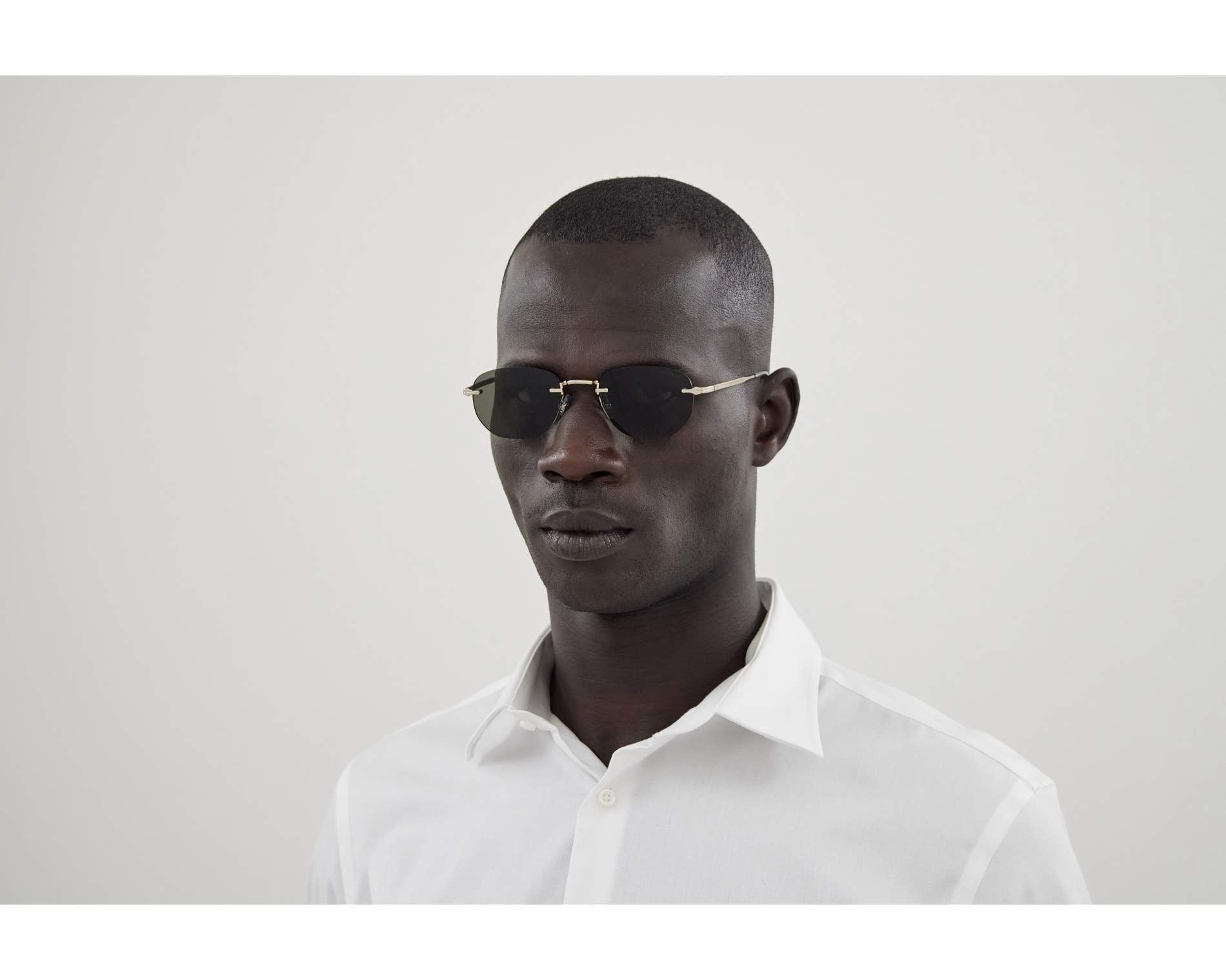 Montblanc Montblanc Men Sunglasses Square Rimless MB0303S 001 Size ONE SIZE - 10 Thumbnail