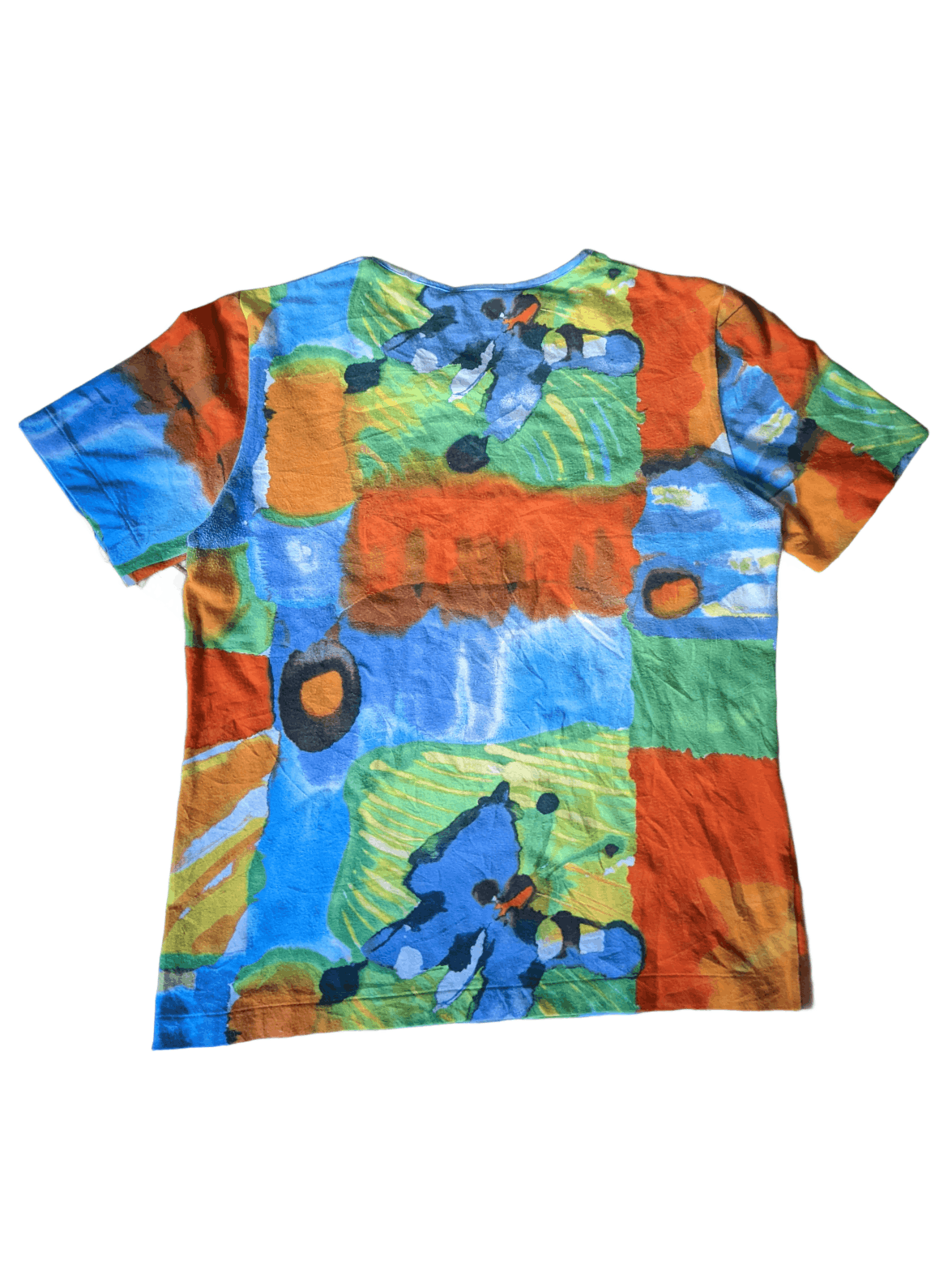 Other Ennedi Made in Italy Abstract Art Colorful T-shirt Size XS / US 0-2 / IT 36-38 - 2 Thumbnail