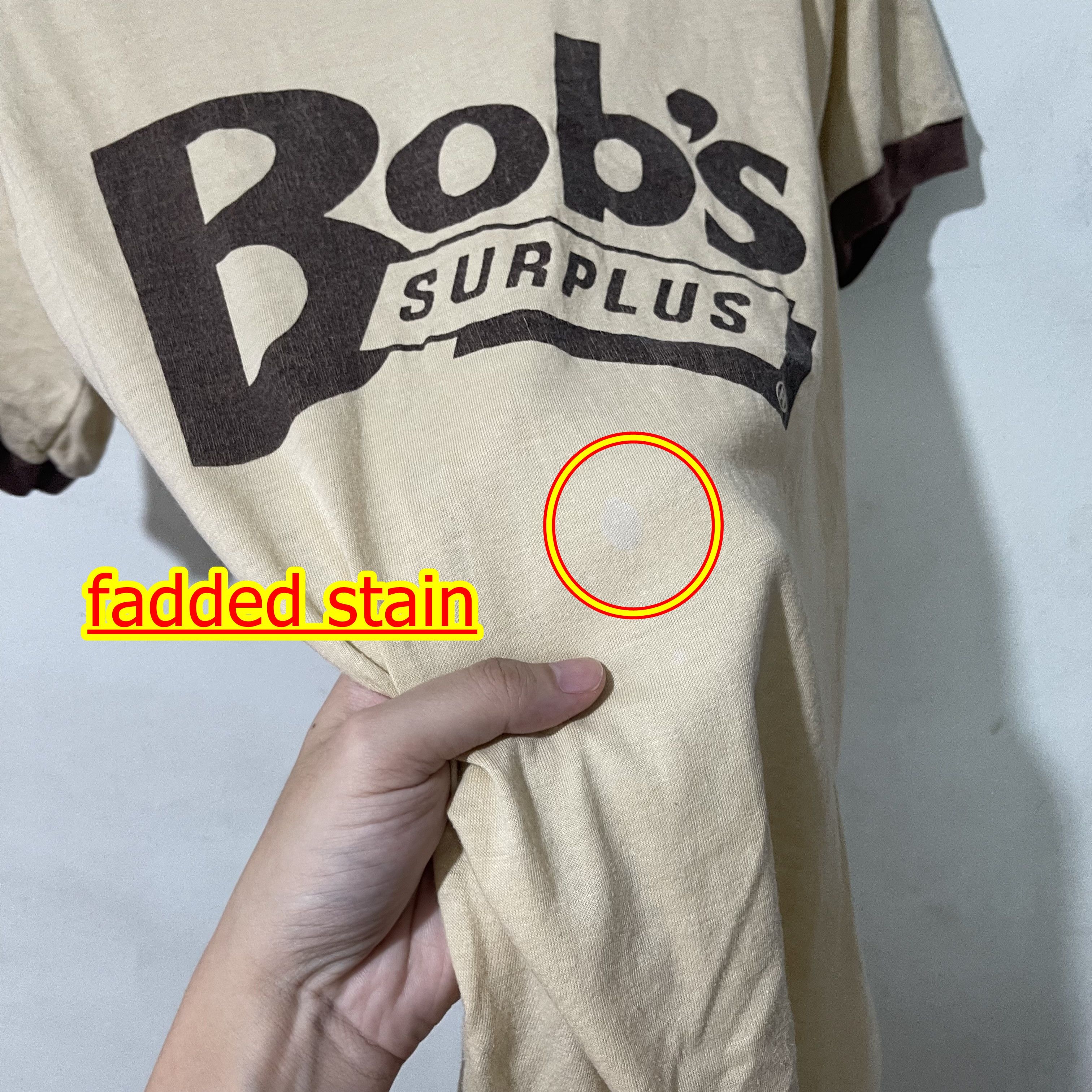 Vintage Vintage 80s Bob's Surplus Ringer Tee Size US XS / EU 42 / 0 - 7 Thumbnail