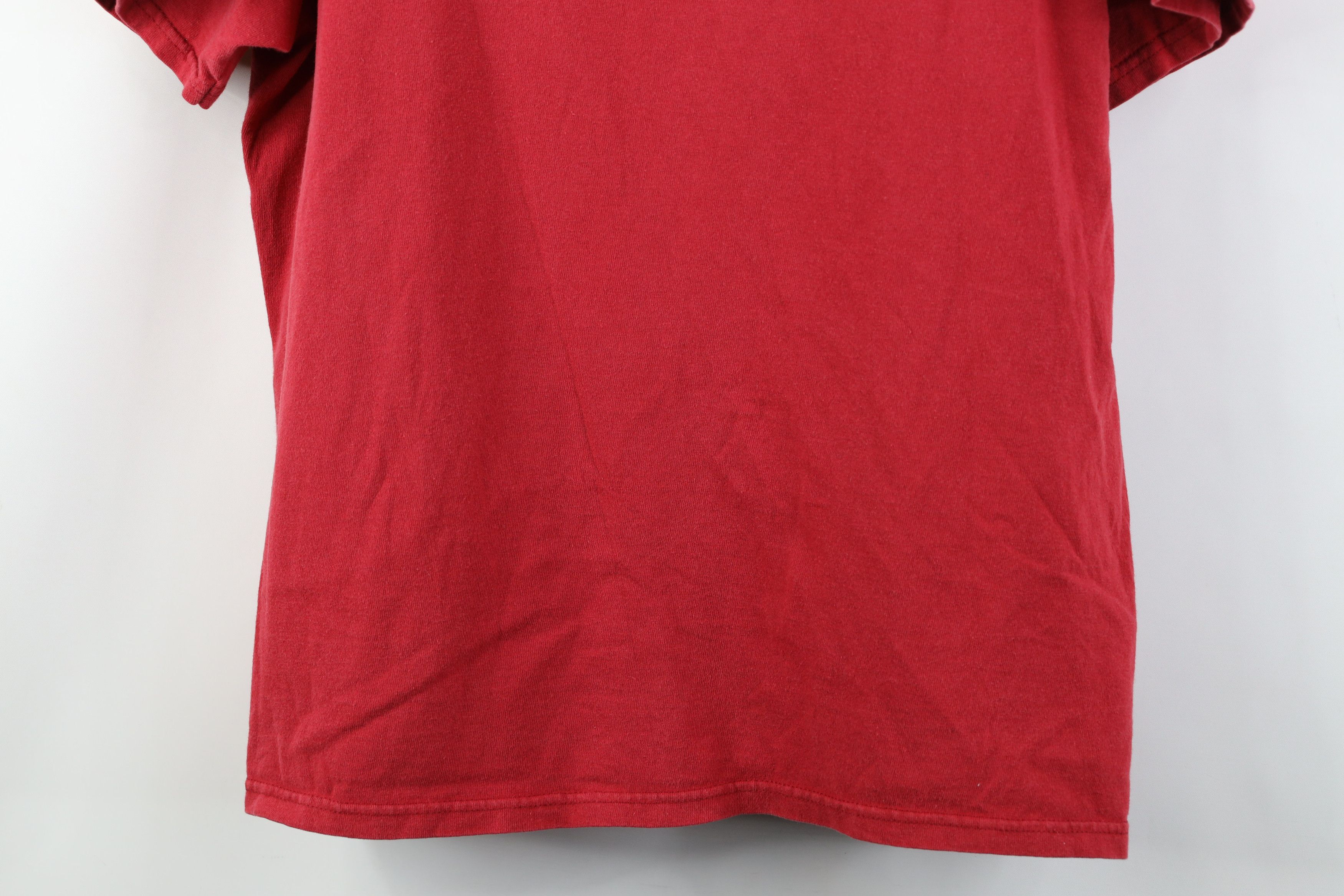 Nike Vintage Y2K Nike Travis Scott Big Swoosh Air T-Shirt Red Size US M / EU 48-50 / 2 - 3 Thumbnail