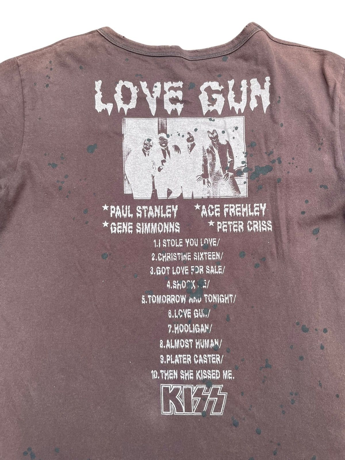 Band Tees × KISS Kiss Love Gun Faded & Distresed Size M / US 6-8 / IT 42-44 - 9 Thumbnail