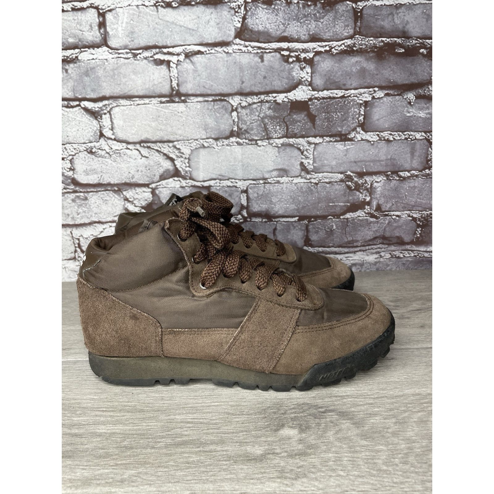 Hi Tec Hi-Tec Shasta Brown Mesh Suede Mid Lace Up Hiking Boots Wome Size US 9.5 / IT 39.5 - 1 Thumbnail
