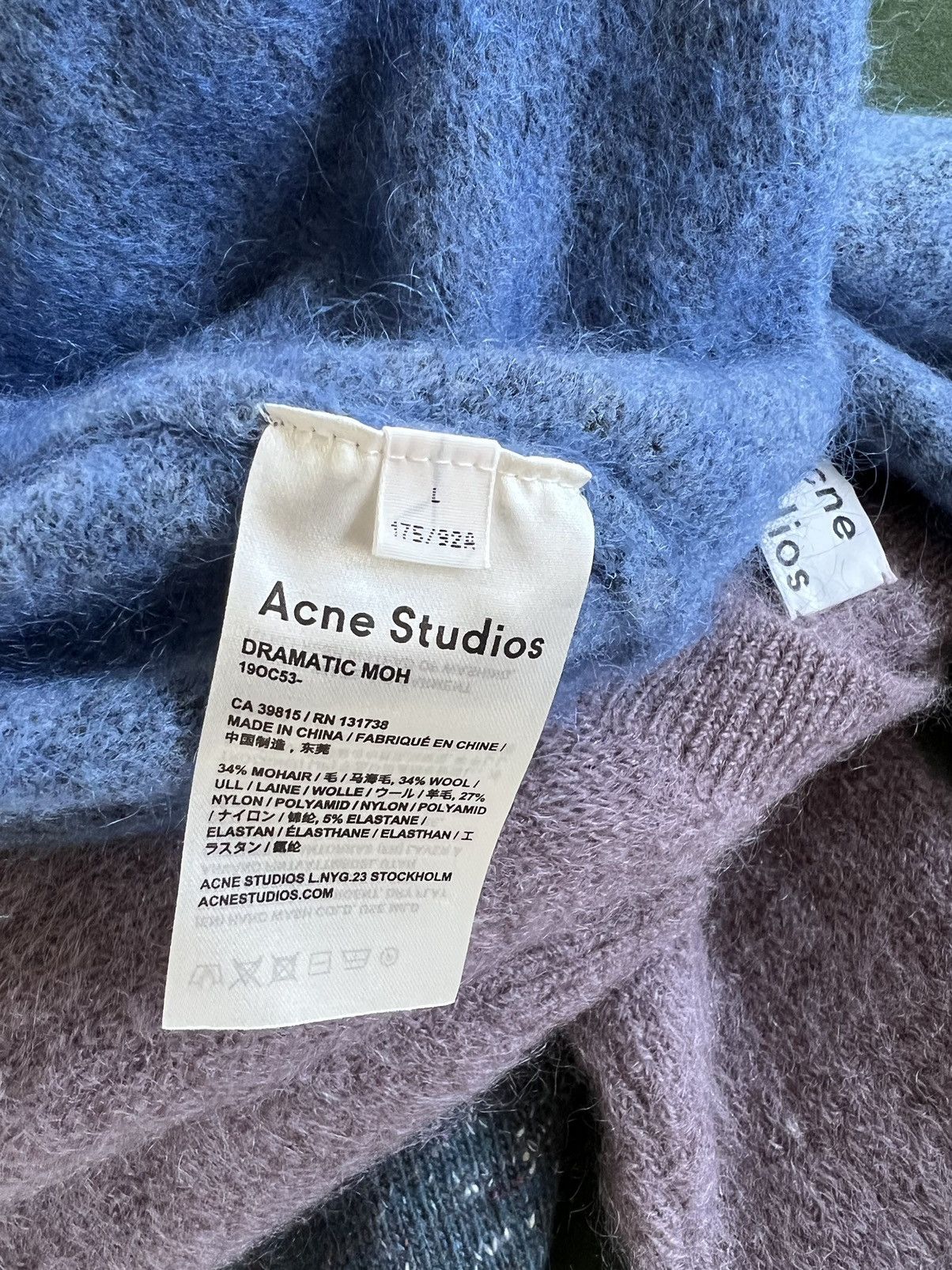 Acne Studios ACNE STUDIOS MOHAIR KNIT Size US L / EU 52-54 / 3 - 4 Thumbnail