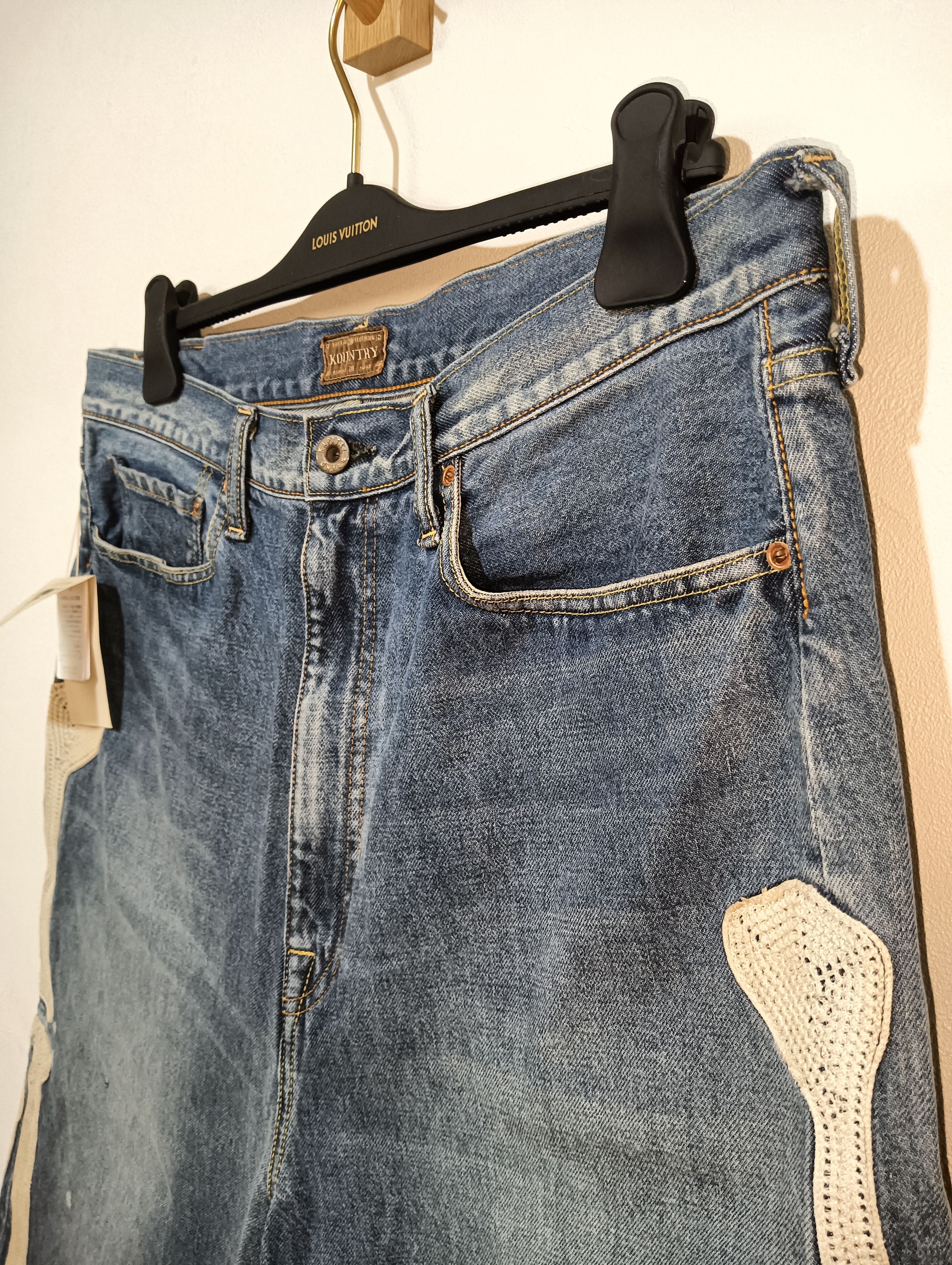 Kapital 14oz Bone Denim 5P Shorts Size US 38 / EU 54 - 3 Thumbnail