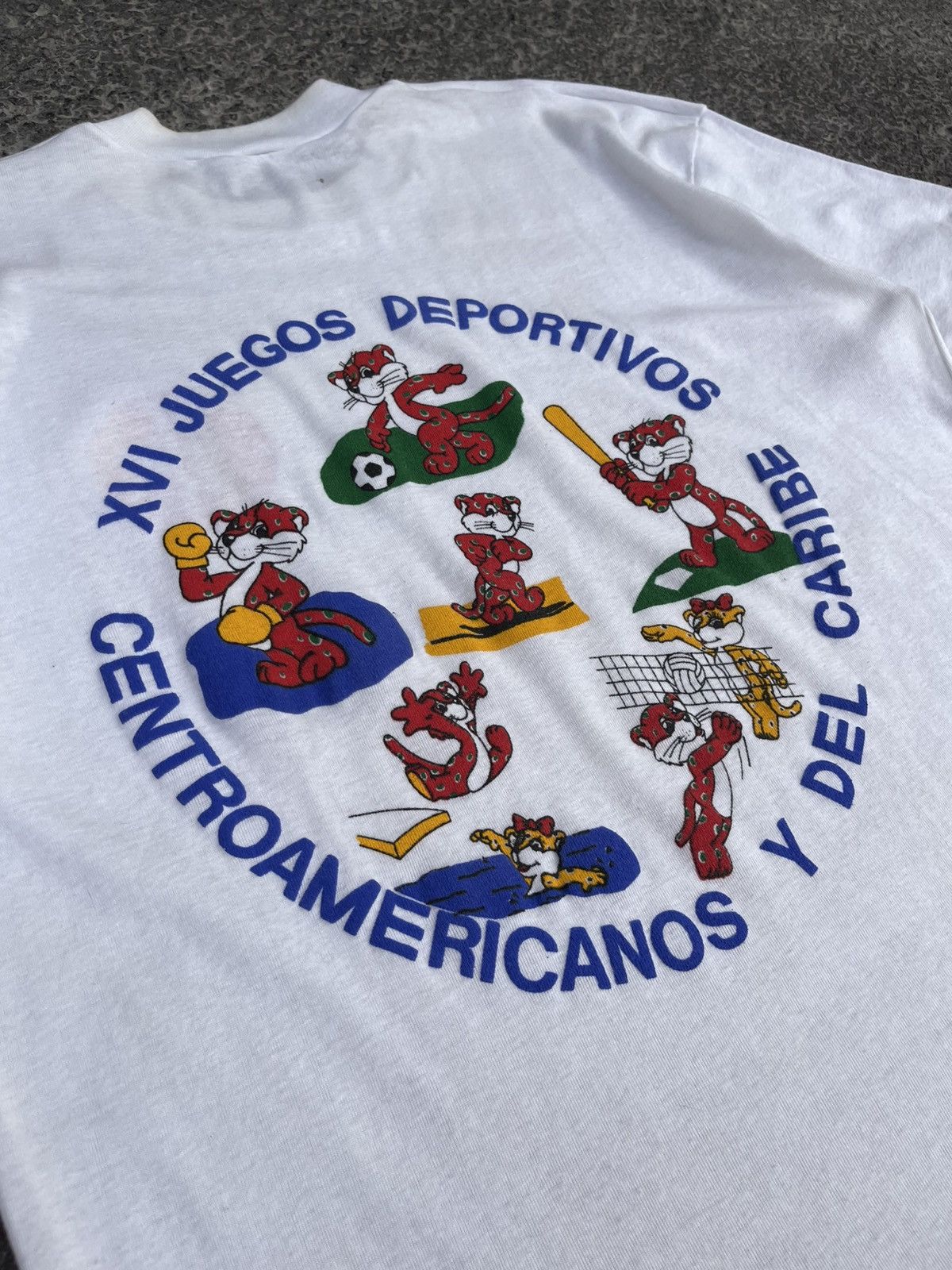 Vintage VINTAGE 1990 LOS JUEGOS DE LA SOLIDARIDAD TEE 🐿️ Size US L / EU 52-54 / 3 - 5 Thumbnail