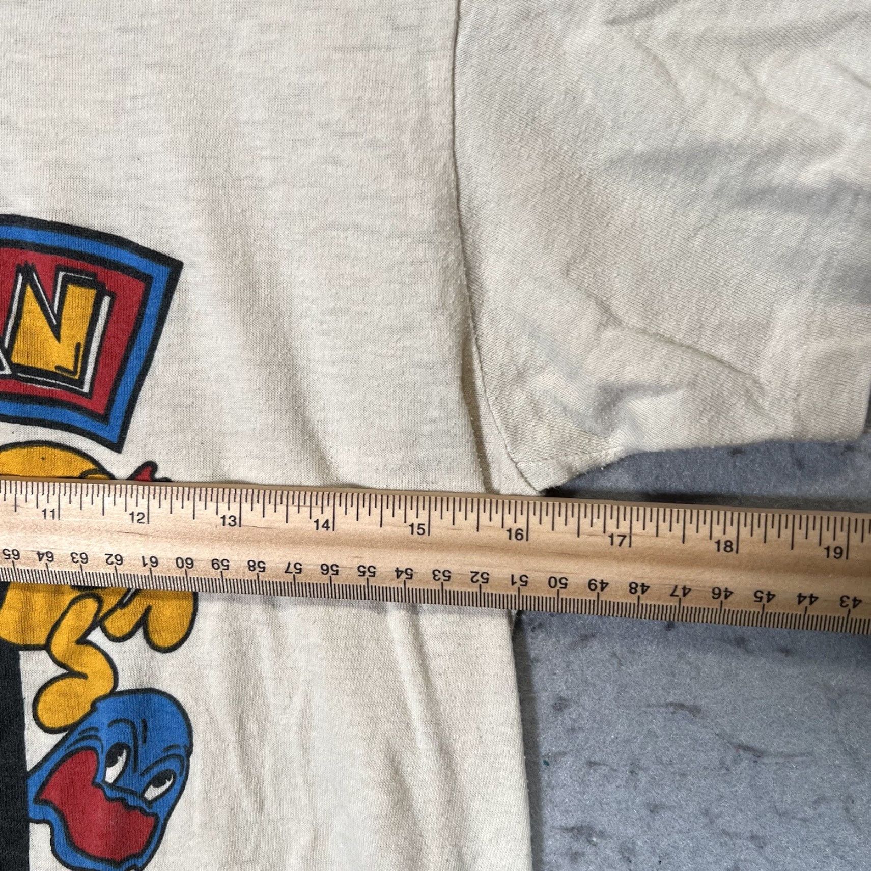 Vintage VINTAGE Pac-Man Video Arcade Game T-Shirt Adult Small Beige Mens 1981 Graphic Print Size US S / EU 44-46 / 1 - 2 Thumbnail