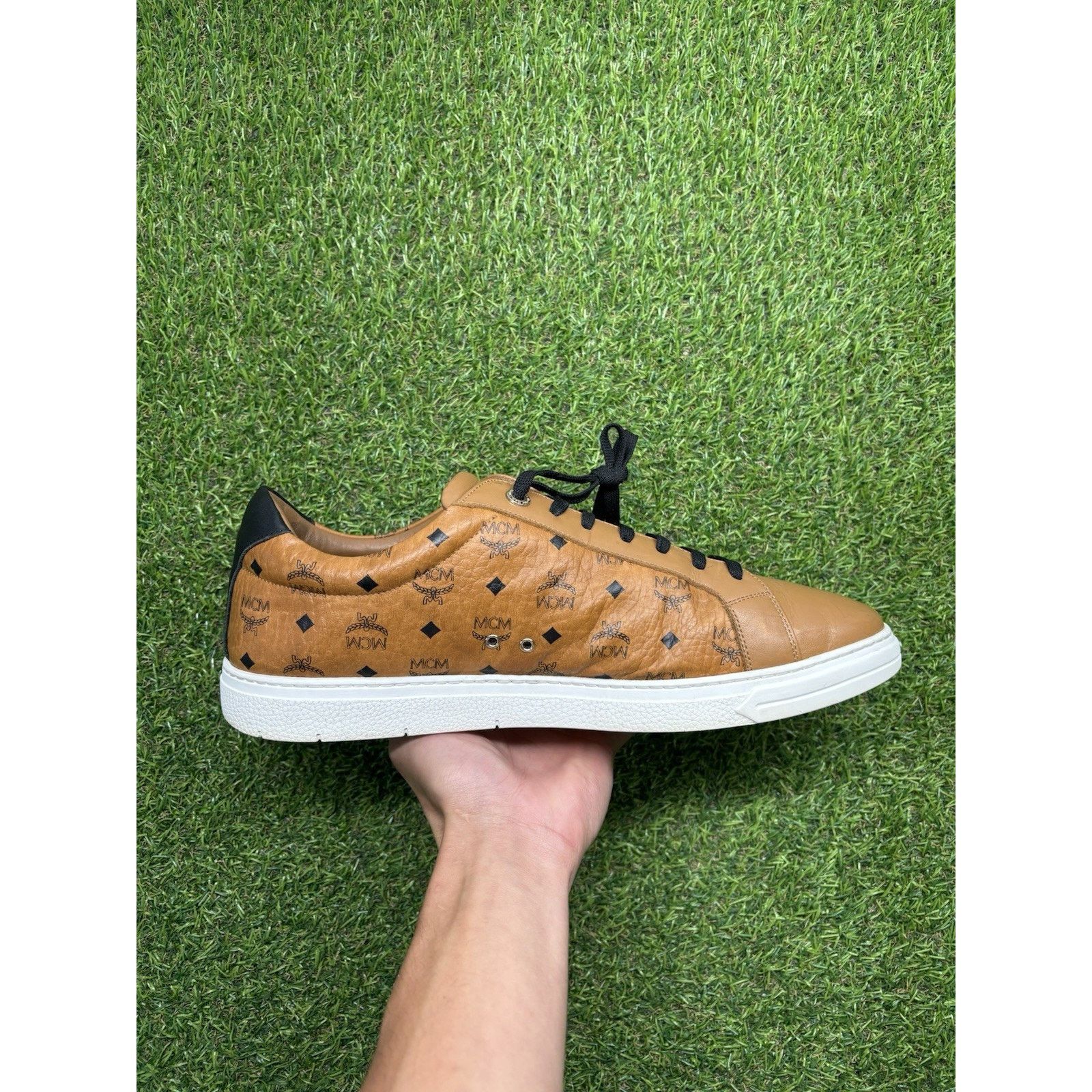 MCM MCM Terrain monogram-print sneakers | GOOD CONDITION! Size US 12 / EU 45 - 11 Thumbnail