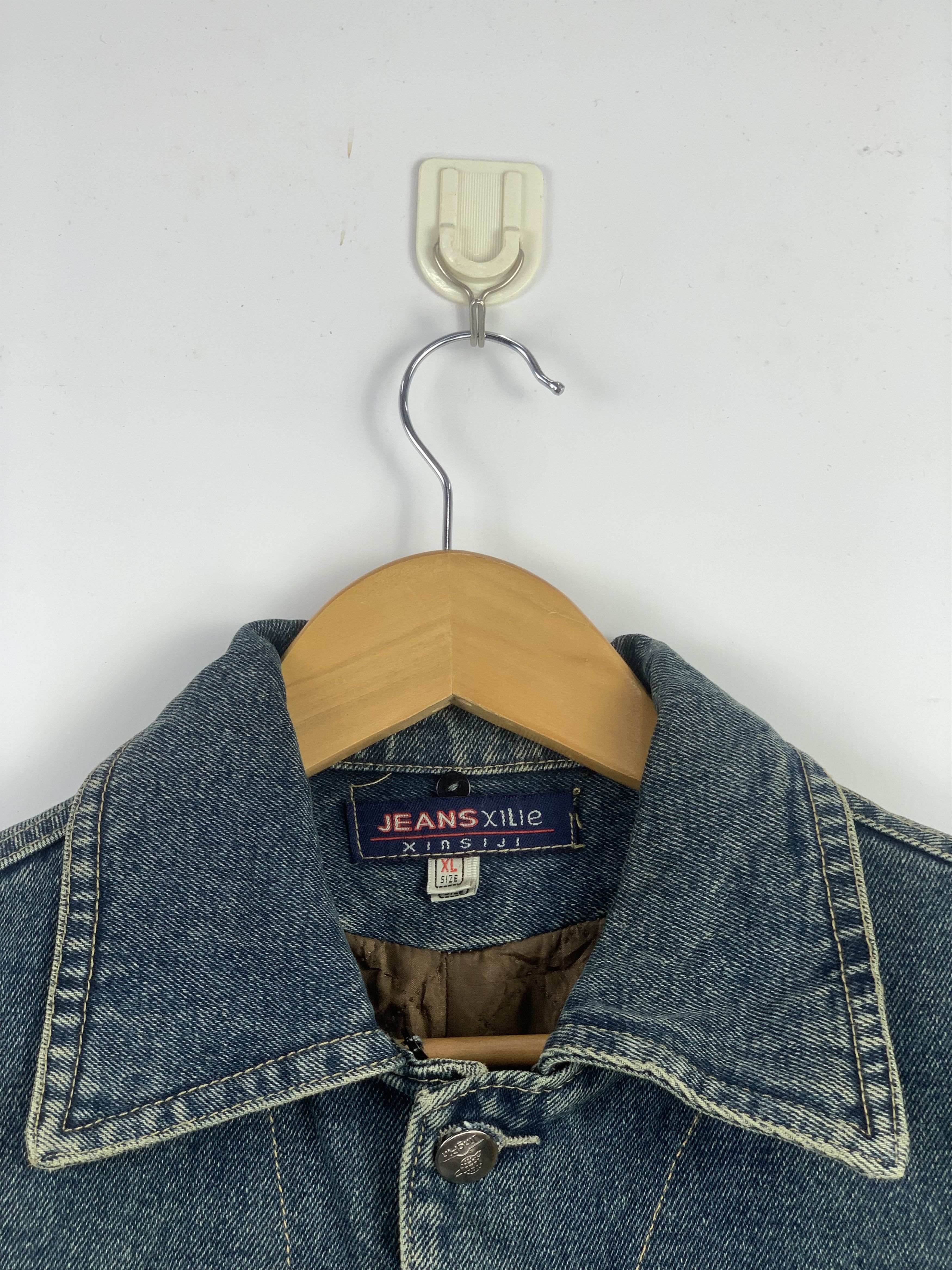 Japanese Brand Vintage Japanese Brand Trucker Denim Jacket J1511 Size US XL / EU 56 / 4 - 9 Thumbnail
