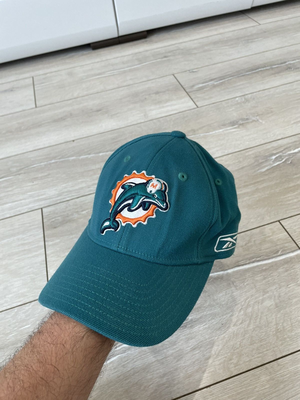 Reebok MIAMI DOLPHINS NFL Football Reebok Aqua Hat Baseball Cap Size ONE SIZE - 1 Thumbnail