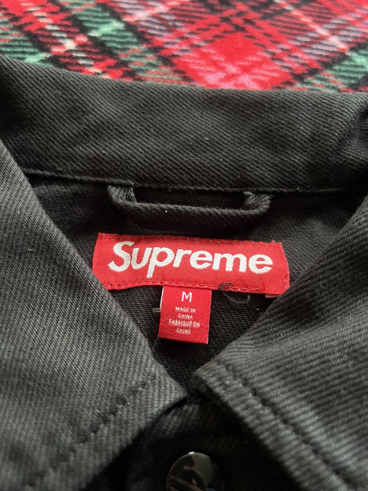 Streetwear × Supreme Supreme Arc Denim Coaches Jacket Black