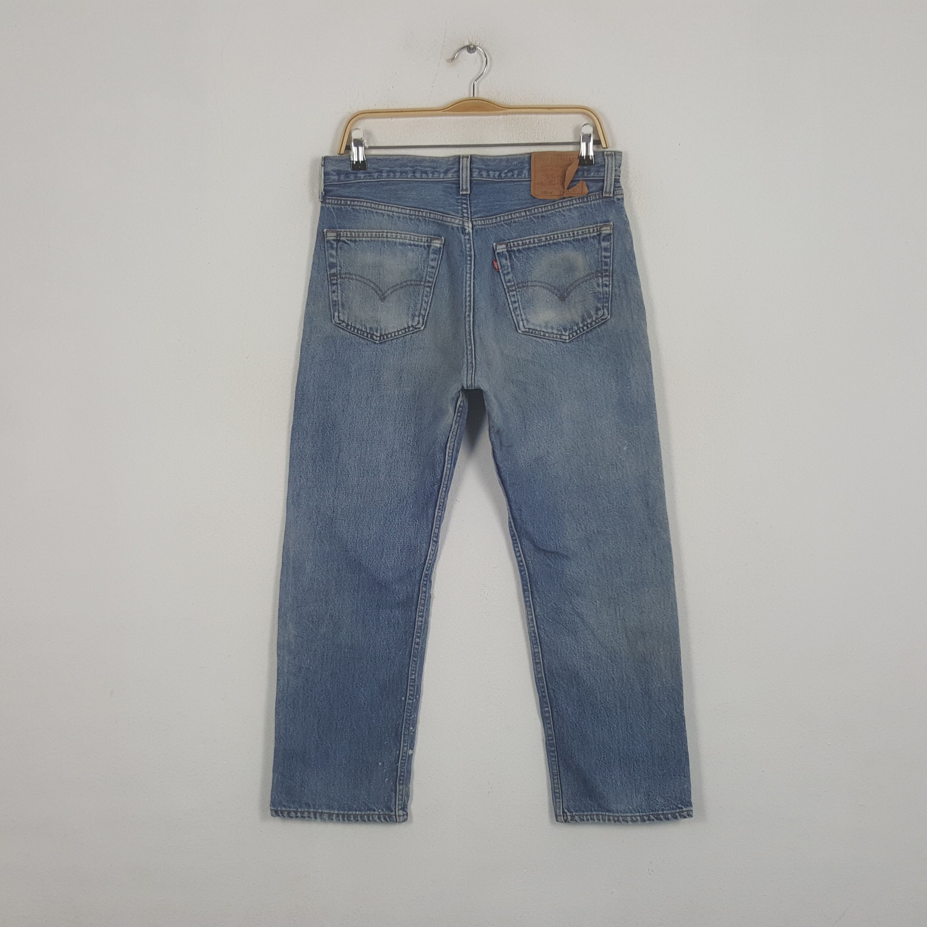 Vintage Levi's 501 Distressed Grunge Style Denim Jeans