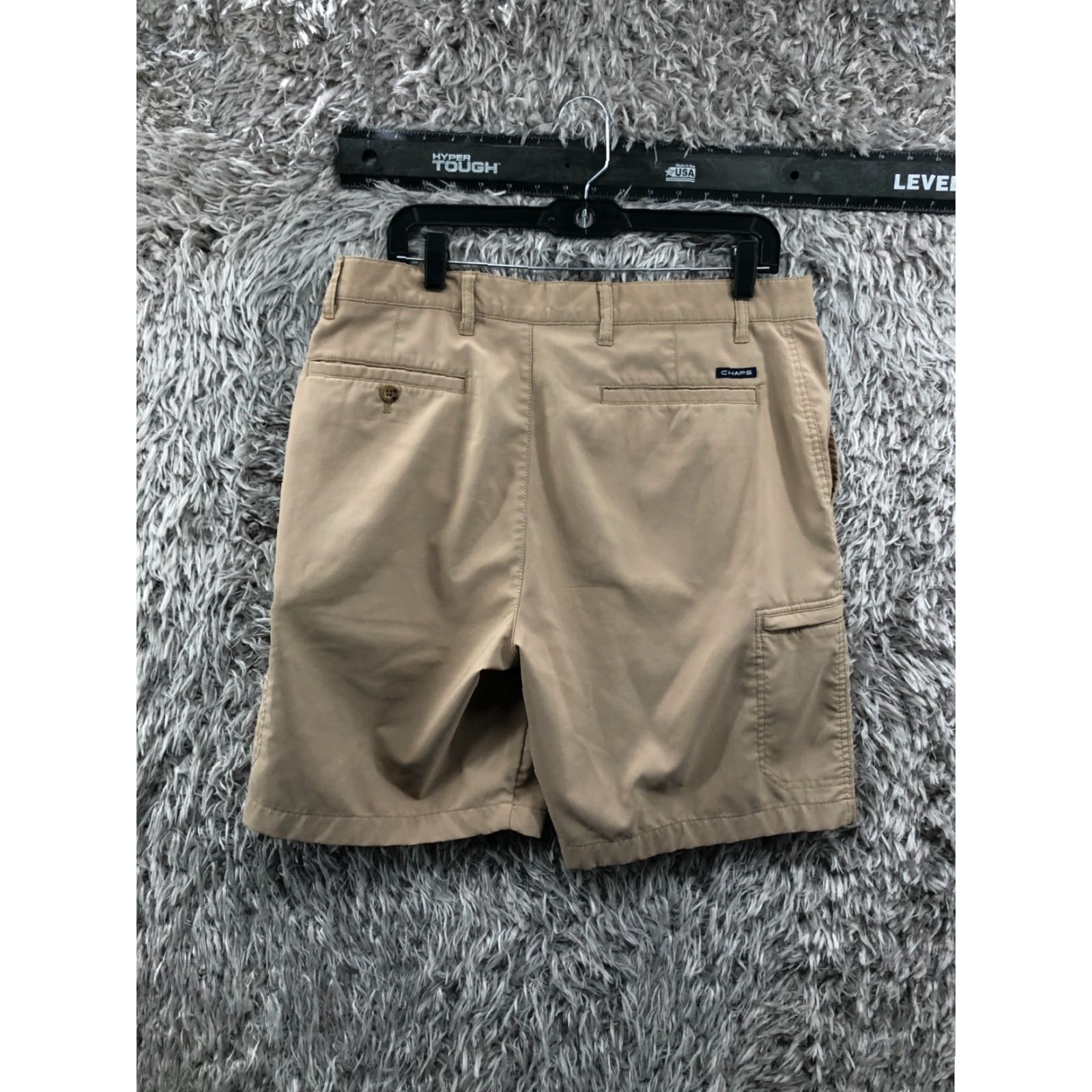 Chaps Chaps Cargo Shorts Mens Size 34 Mid Rise Beige Medium Wash Size US 34 / EU 50 - 6 Thumbnail