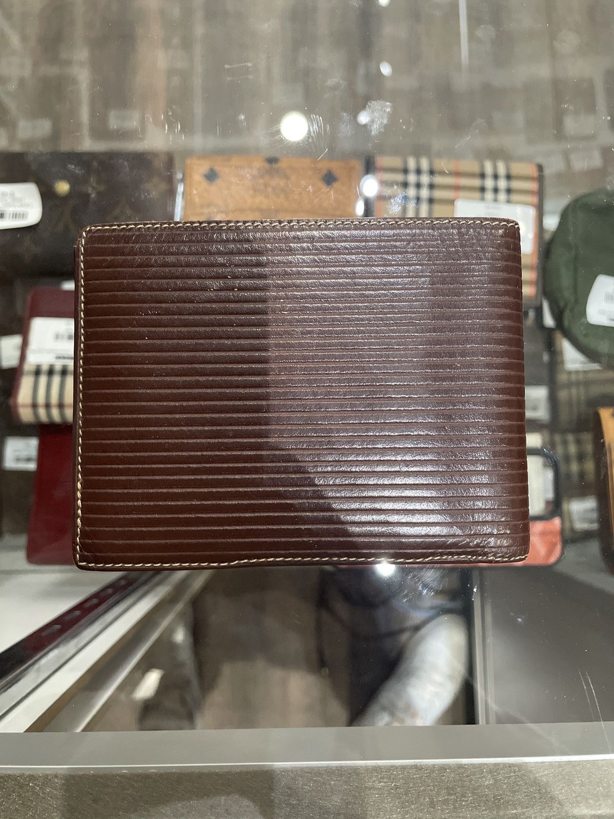 Yves Saint Laurent Yves Saint Laurent Brown Leather Bifold Size ONE SIZE - 5 Thumbnail
