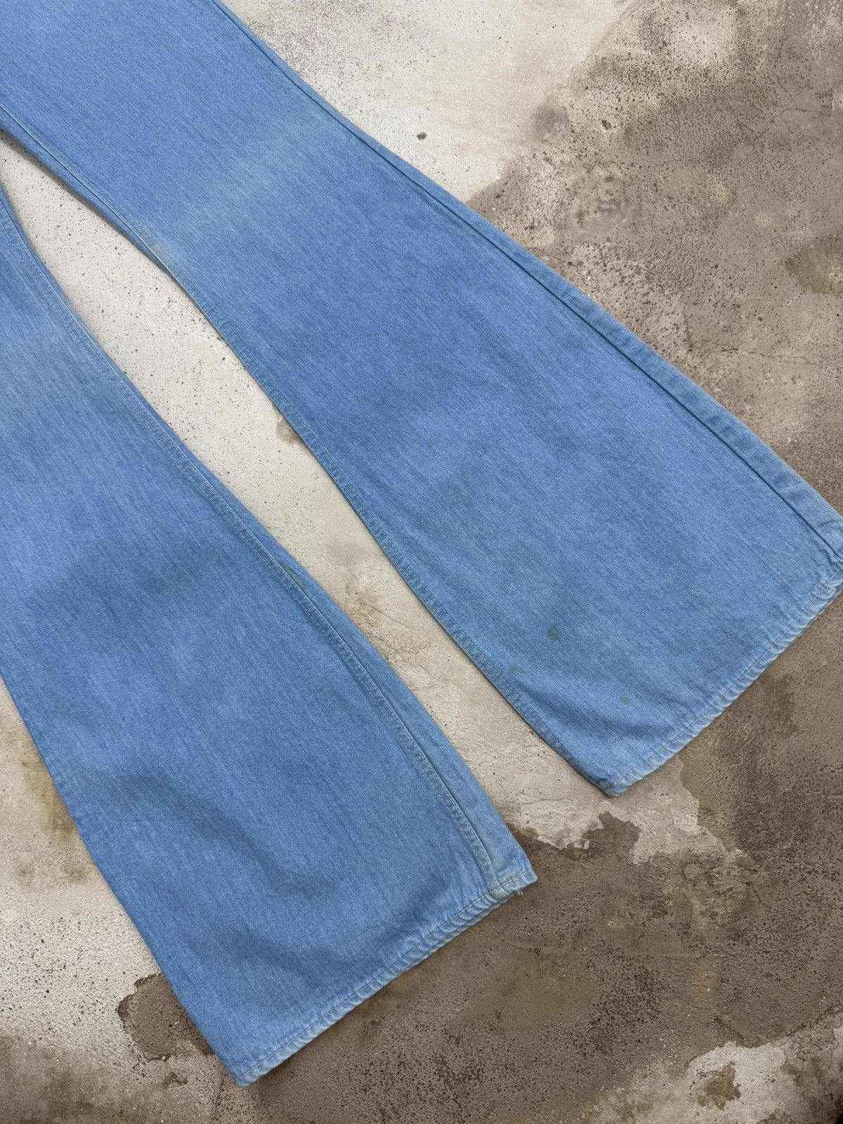 Big John Vintage Big John Bell Bottom Paint Mark Unisex Denim Pants Size US 27 - 4 Thumbnail