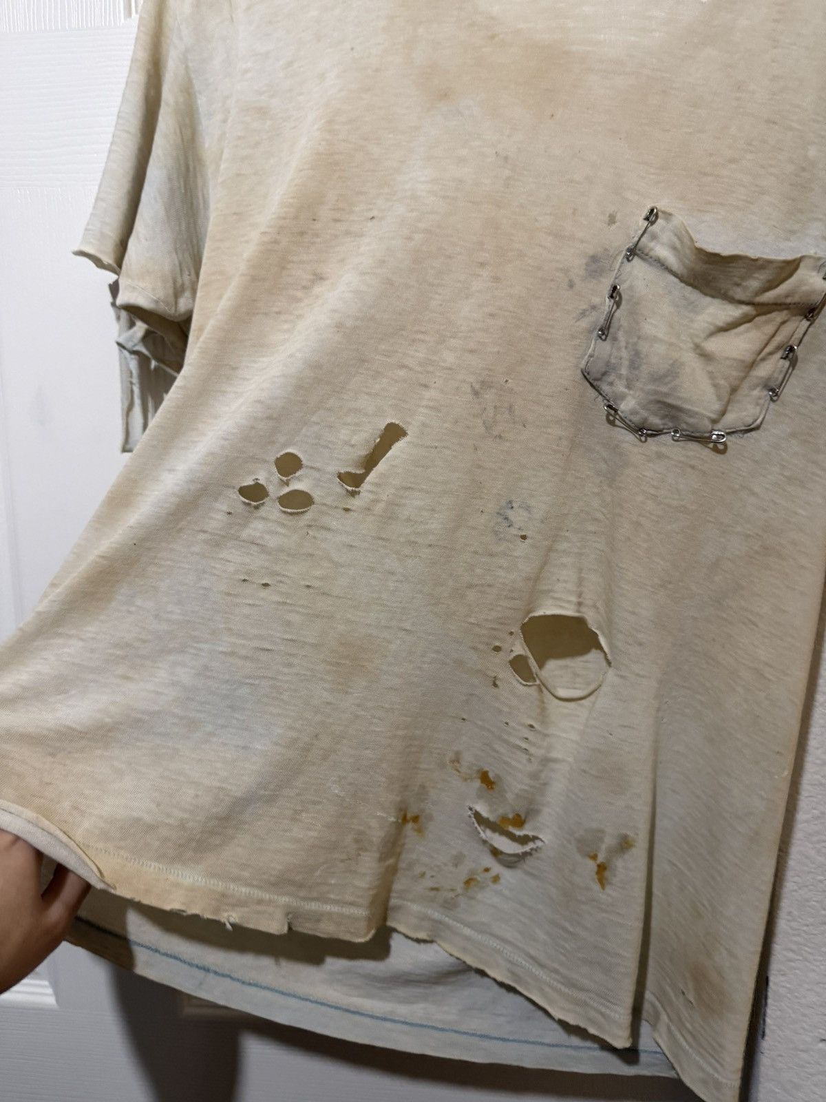 Vintage Extremely Thrashed 1970s True Vintage Blank Tee Size US M / EU 48-50 / 2 - 6 Thumbnail
