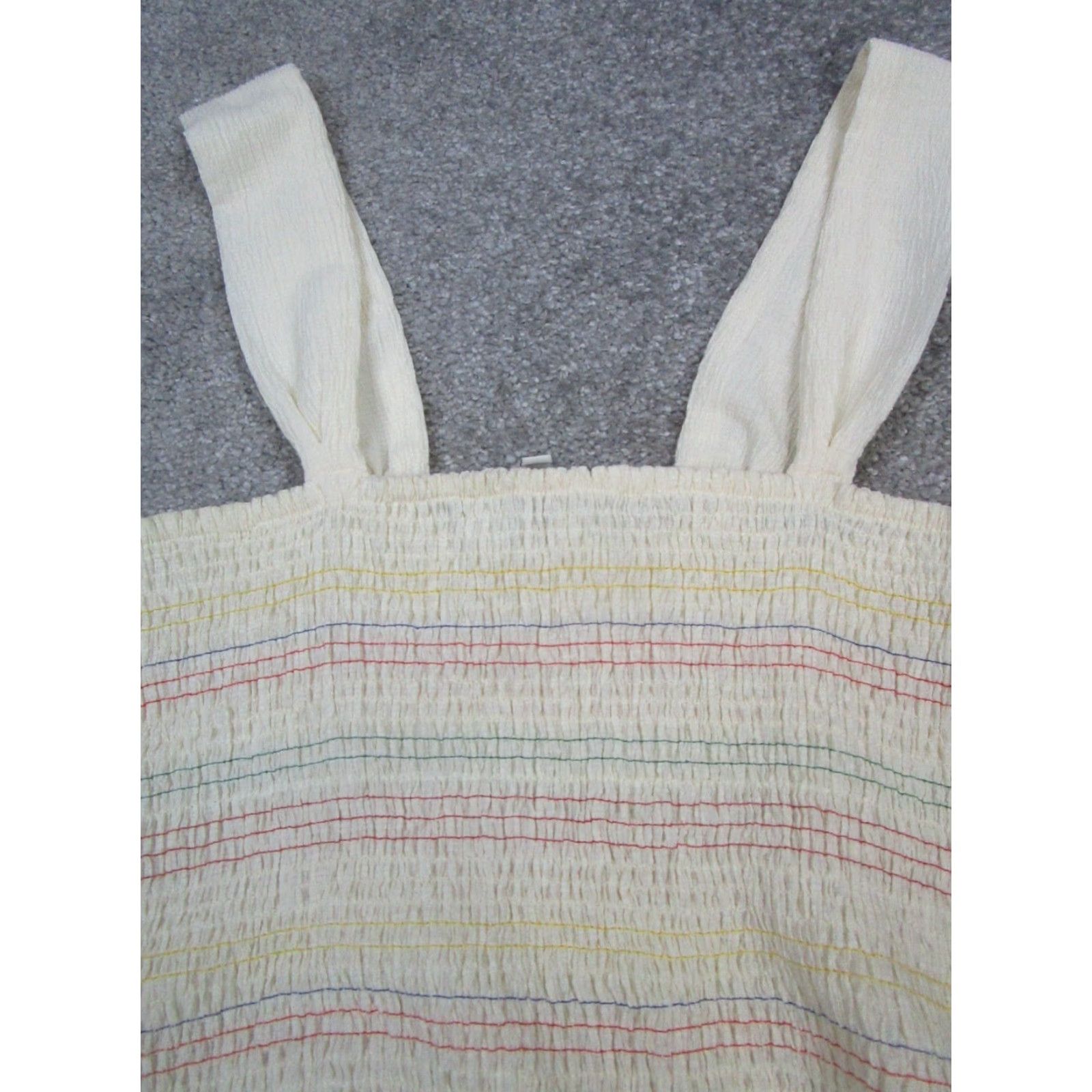 Madewell VINTAGE Madewell Tank Top Womens Medium Beige Sleeveless Cowl Neck Casual Summer Size M / US 6-8 / IT 42-44 - 2 Thumbnail