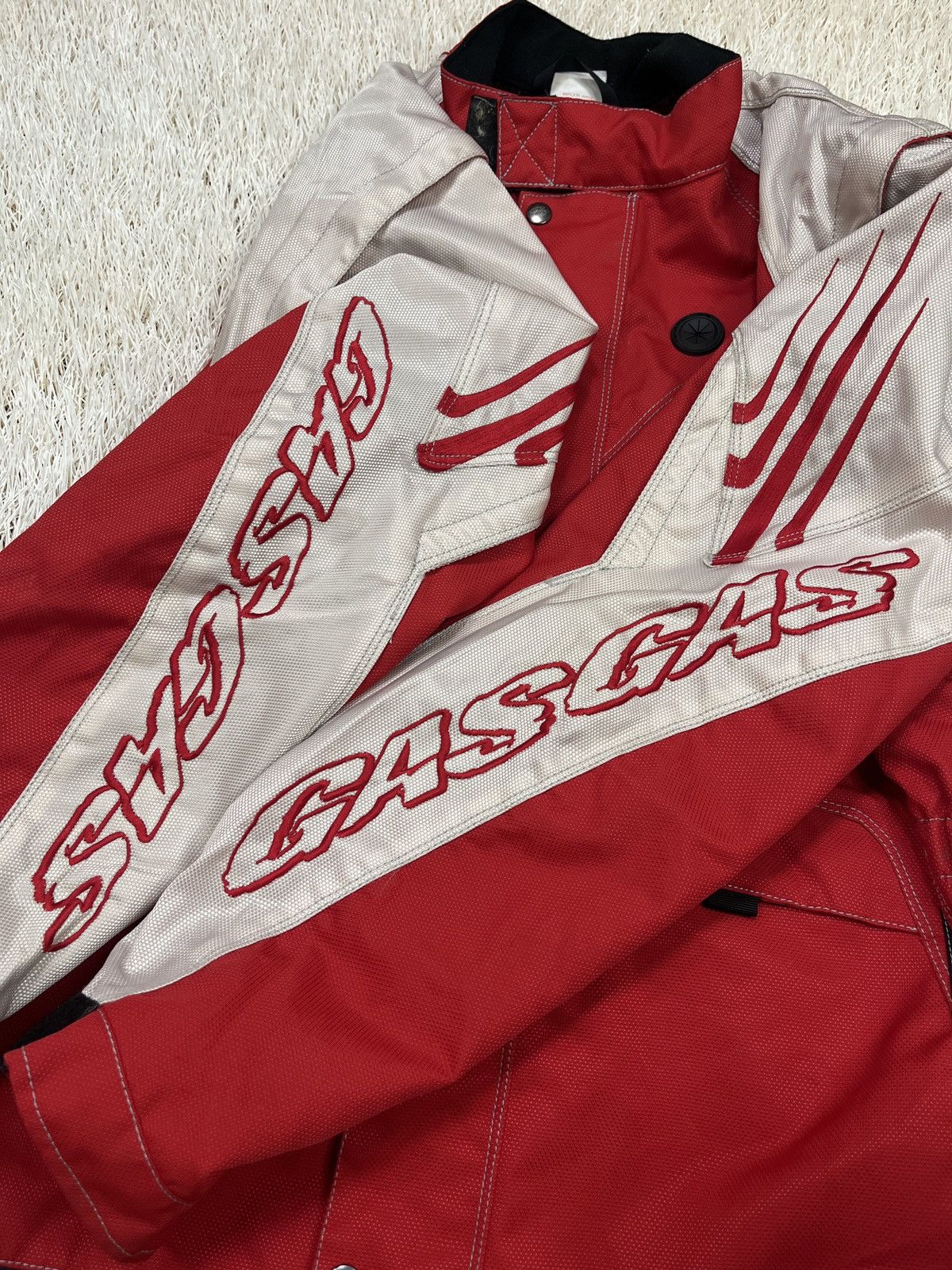 Vintage GasGas Enduro racing jacket MOTO Motocross Bike GAS GG Size US L / EU 52-54 / 3 - 5 Thumbnail