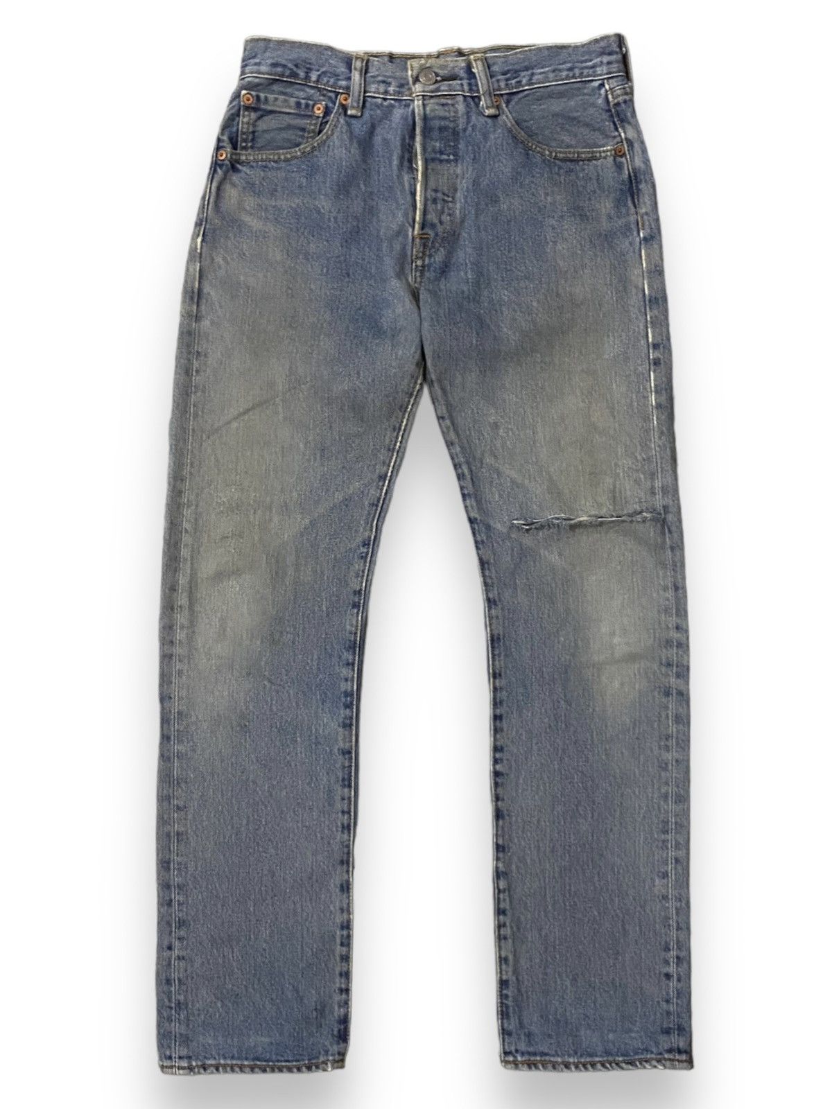 Japanese Brand × Levi's Vintage Levis Strauss Japan 501 Button 4996 Distressed h' Size US 29 - 2 Thumbnail