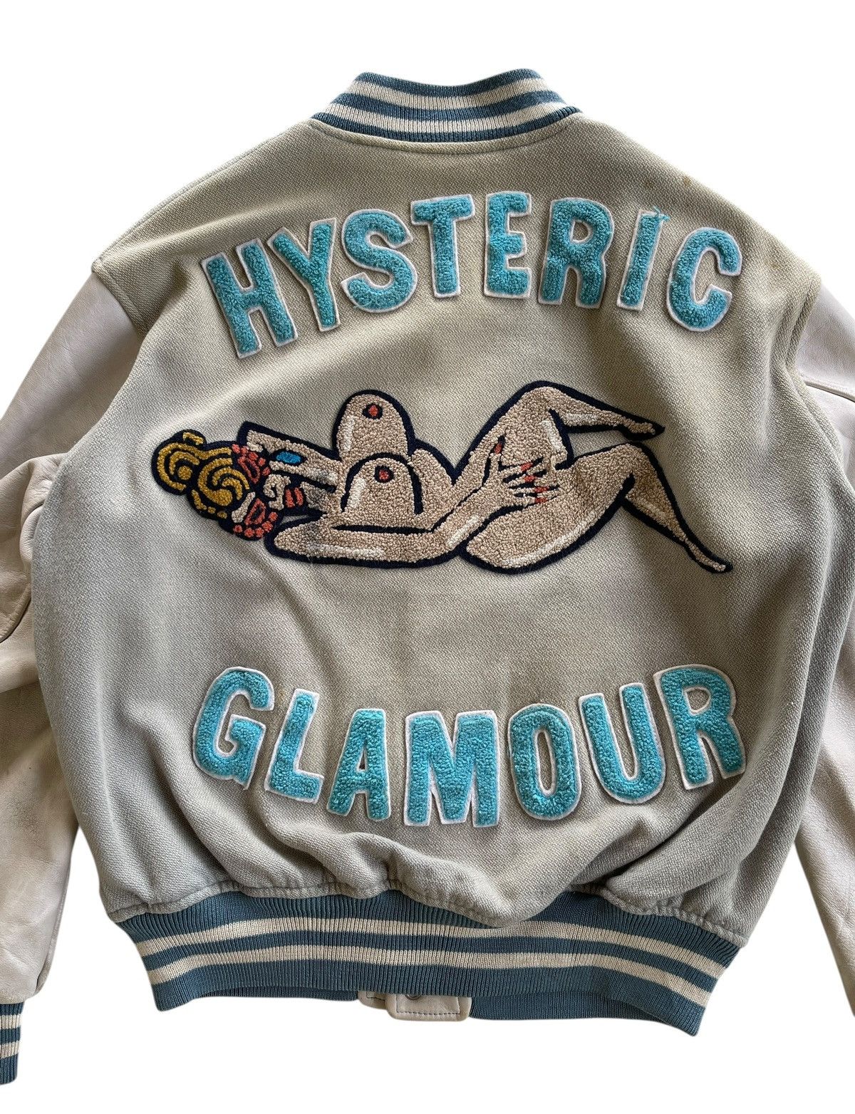 Hysteric Glamour RARE🔥 Vintage Hysteric Glamour Varsity Jacket Size US M / EU 48-50 / 2 - 4 Thumbnail
