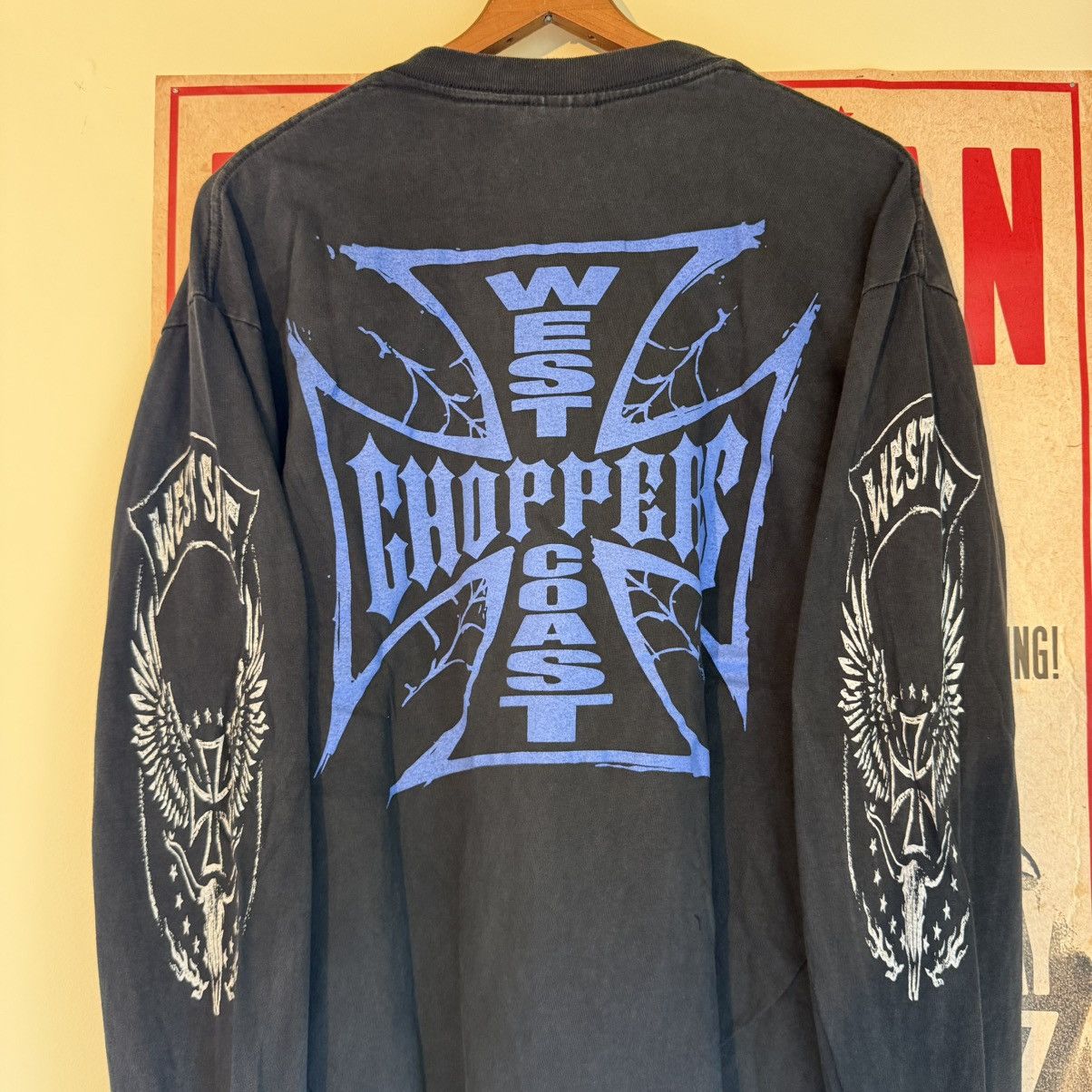 West Coast Choppers Vintage West coast choppers spiderweb longsleeve Tshirt Size US L / EU 52-54 / 3 - 2 Thumbnail