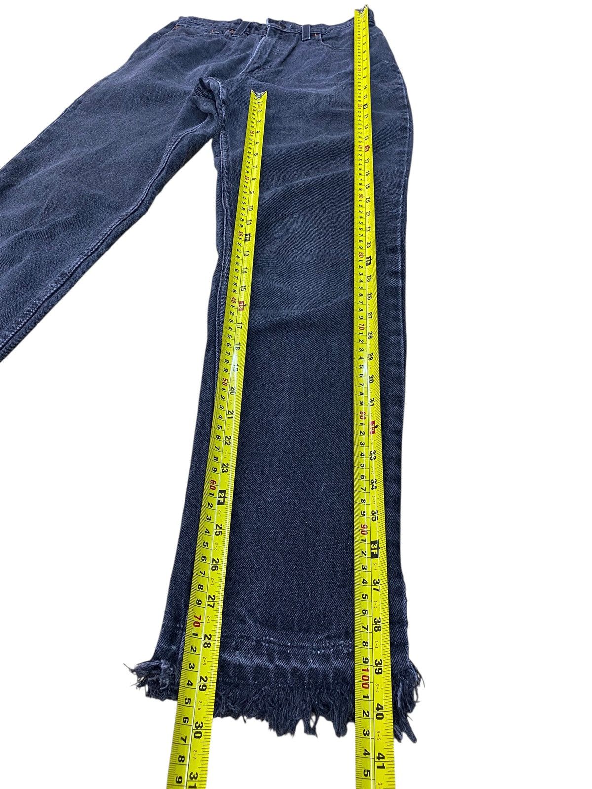 Levi's Levi’s 550 Black Wash Fit Tapered Leg Style Jeans Size US 26 / EU 42 - 9 Thumbnail