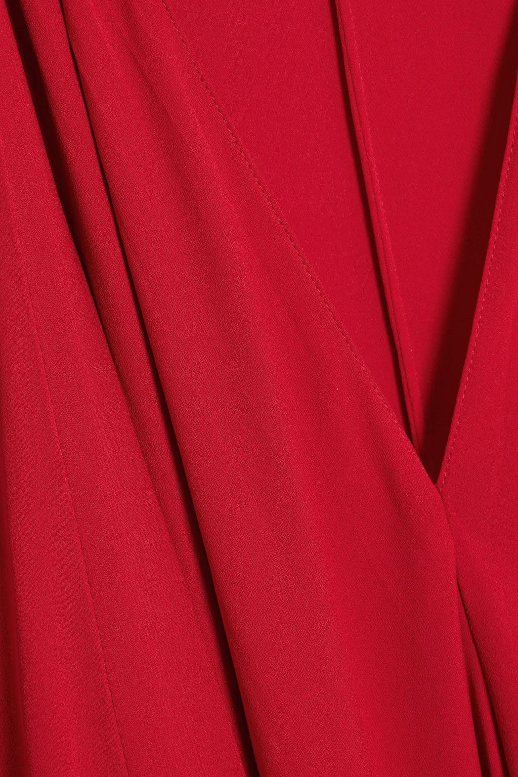 Valentino o1y0226 Silk Midi Dress in Red Size XS / US 0-2 / IT 36-38 - 4 Thumbnail