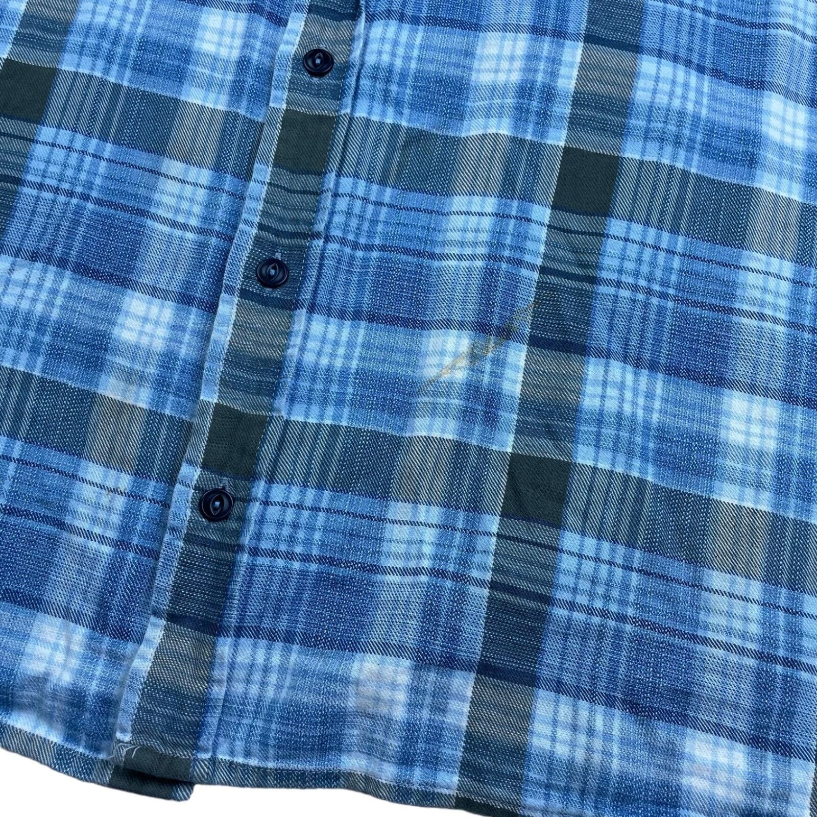 Orvis Orvis Men's 100% Cotton Active Fit L/S Work Shirt Indigo Blu Size US XL / EU 56 / 4 - 11 Thumbnail
