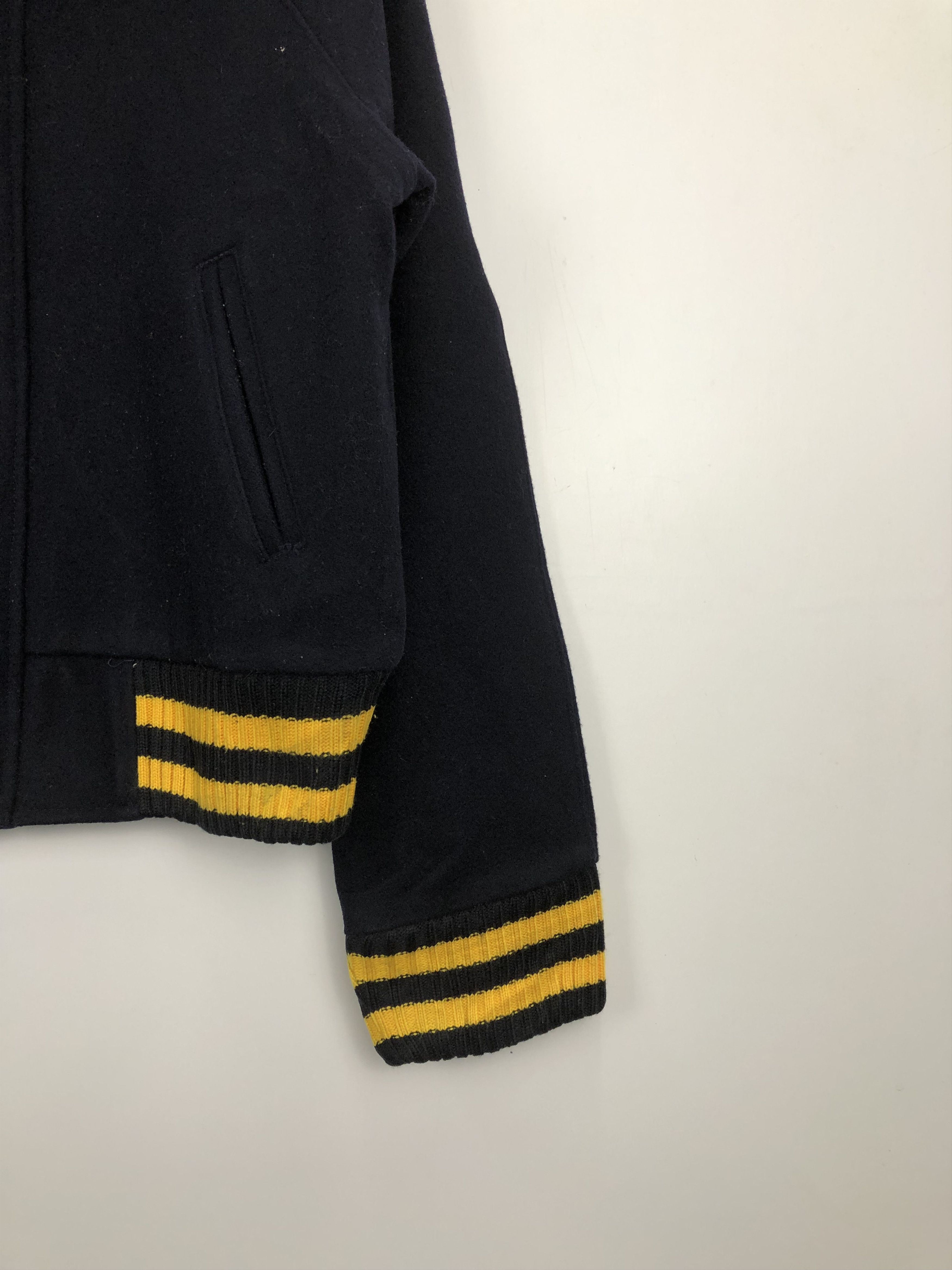 Vintage Vintage 90s Burkman Bros Wool Varsity Jacket Hoodie V0346 Size US S / EU 44-46 / 1 - 6 Thumbnail